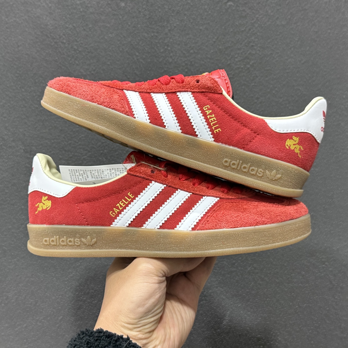 140 Adidas Originals Gazelle IndoorDIY三叶草复古休闲防滑耐磨低帮板鞋 IF1888-111-Chinese UA Cheap High Quatity Brand Clothes Bags handbags Sneakers wholesale wholesaler seller from China Factory suppliers Fashion Clothing Shoes best Quality Beautiful Price 140 Adidas Originals Gazelle IndoorDIY三叶草复古休闲防滑耐磨低帮板鞋 IF1888-111