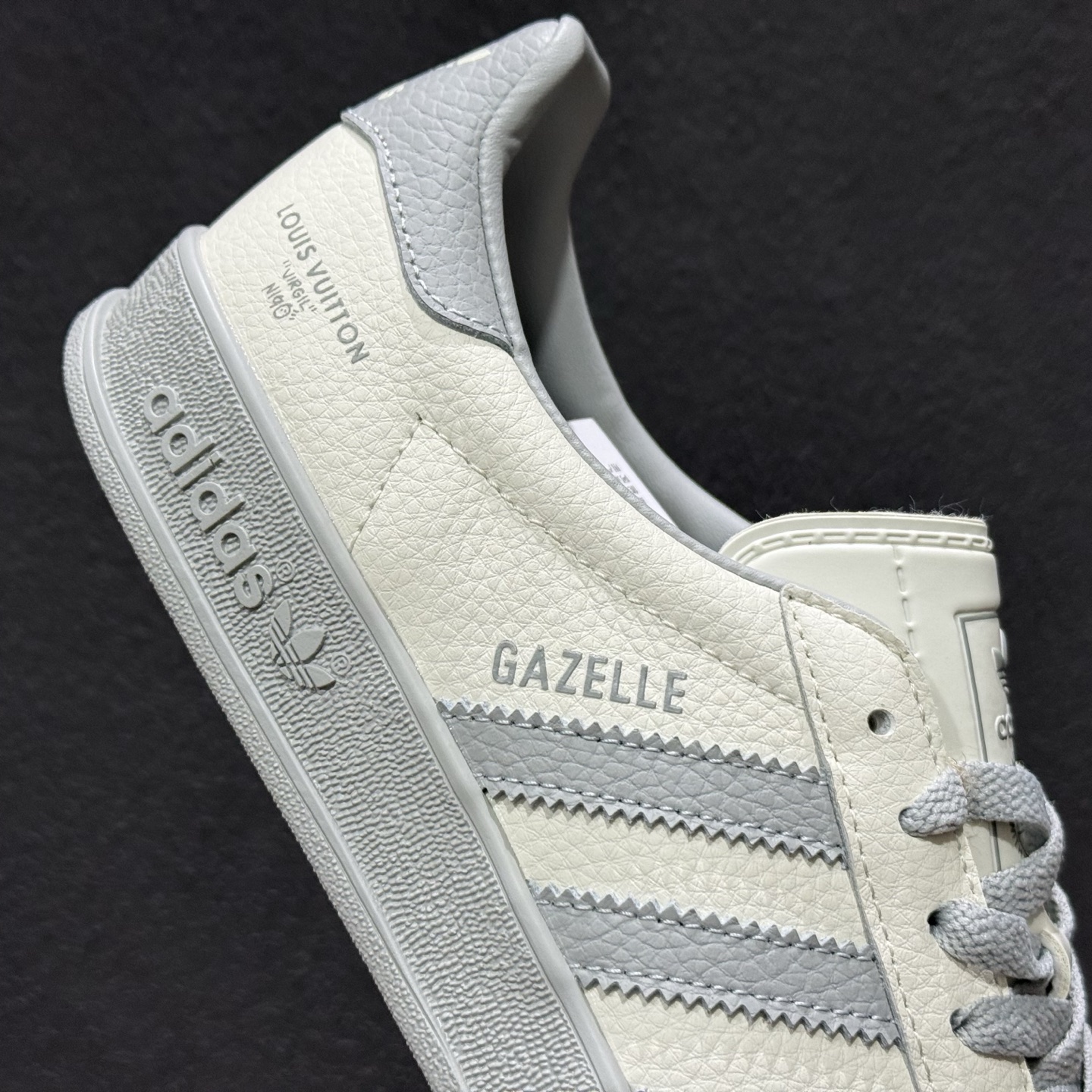 140 Adidas Originals Gazelle Indoor DIY三叶草复古休闲防滑耐磨低帮板鞋 DD6620-111