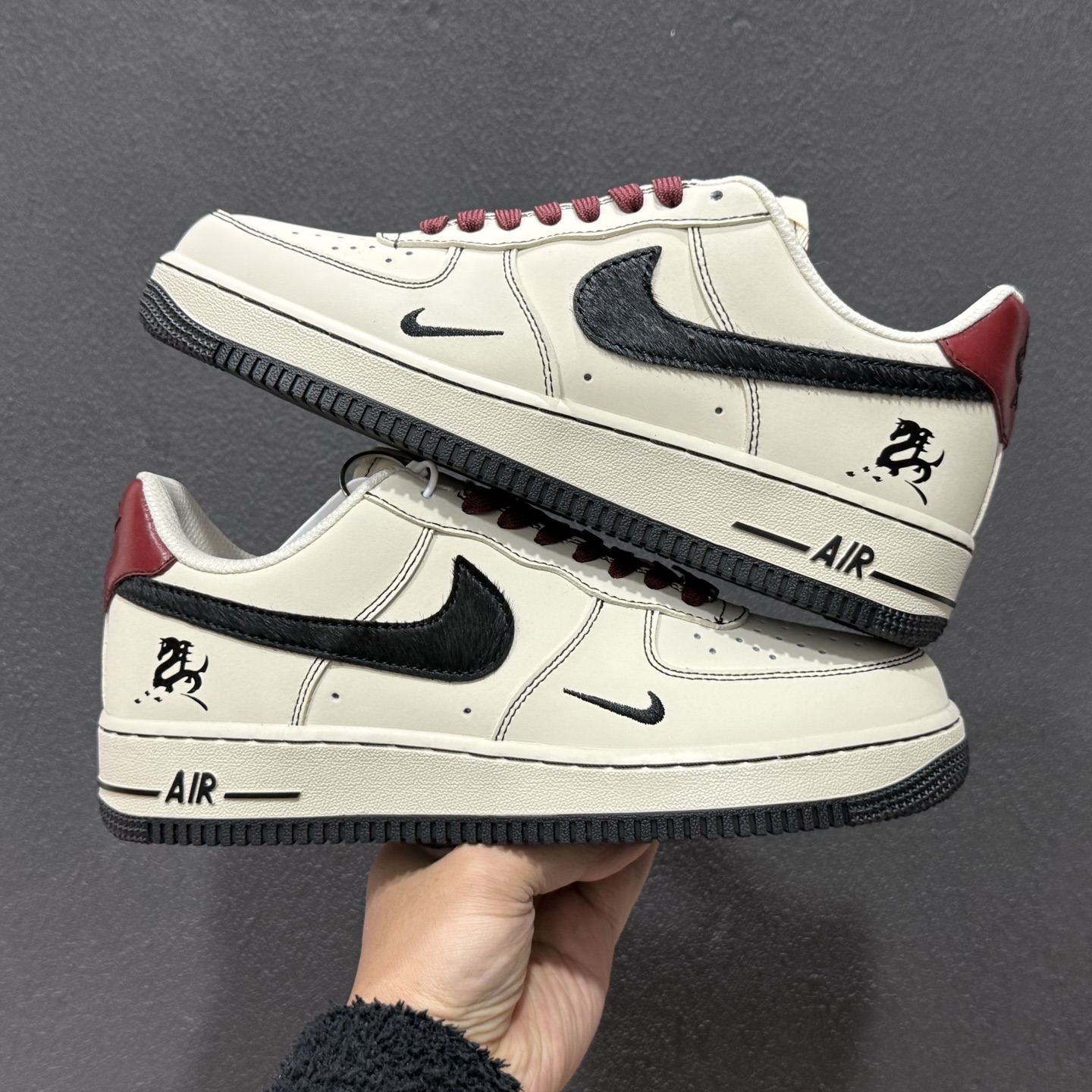 260 NIke Air Force 1 '07 Low “马年限定--米瓷映墨” 空军一号低帮 运动鞋 休闲鞋 IB4607-171