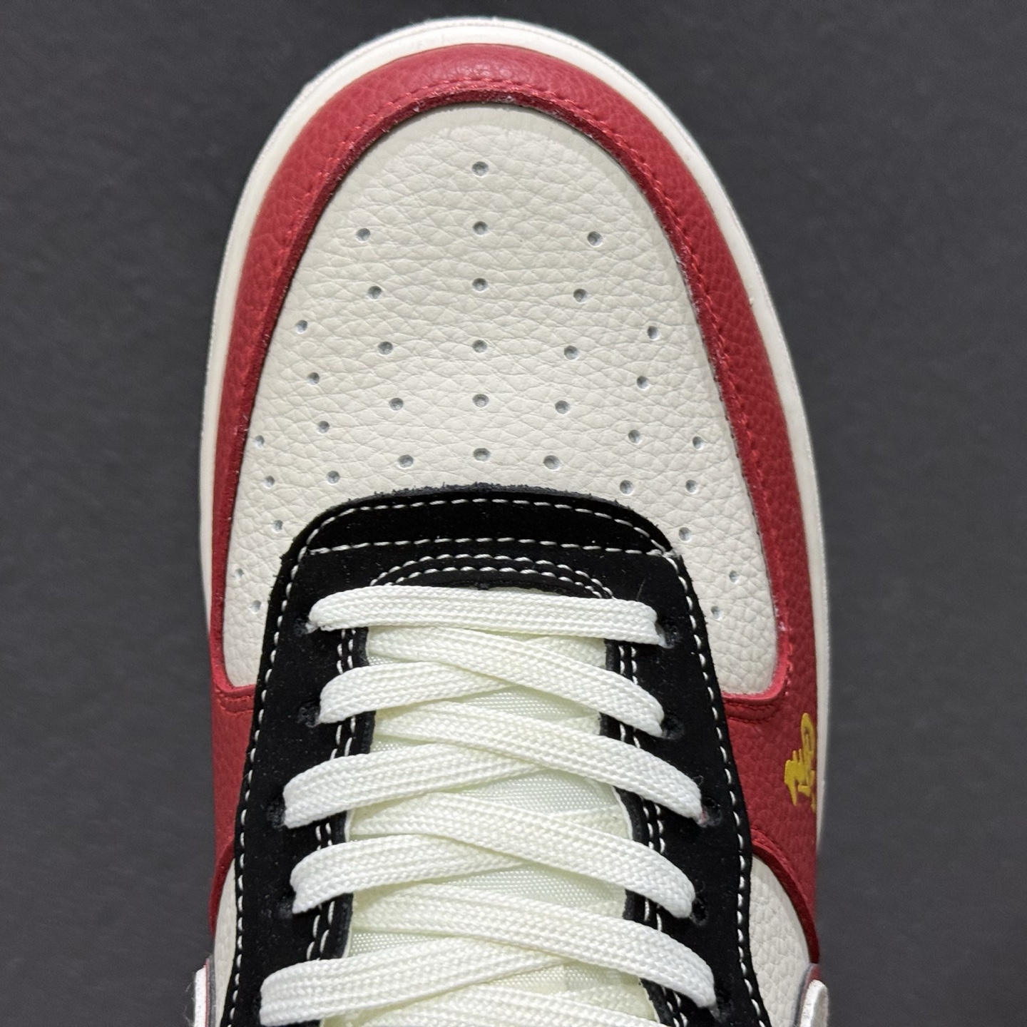 260 Nike Air Force 1'07 Low 马年限定联名 黑红中国风 空军一号低帮休闲板鞋 DF0188-133