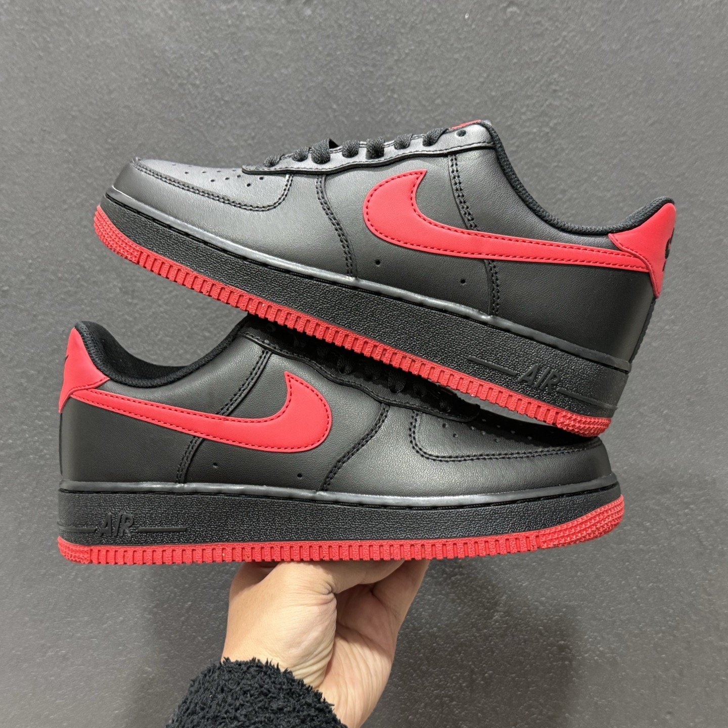 170 Nike Air Force 1'07 黑红 FJ4146-002