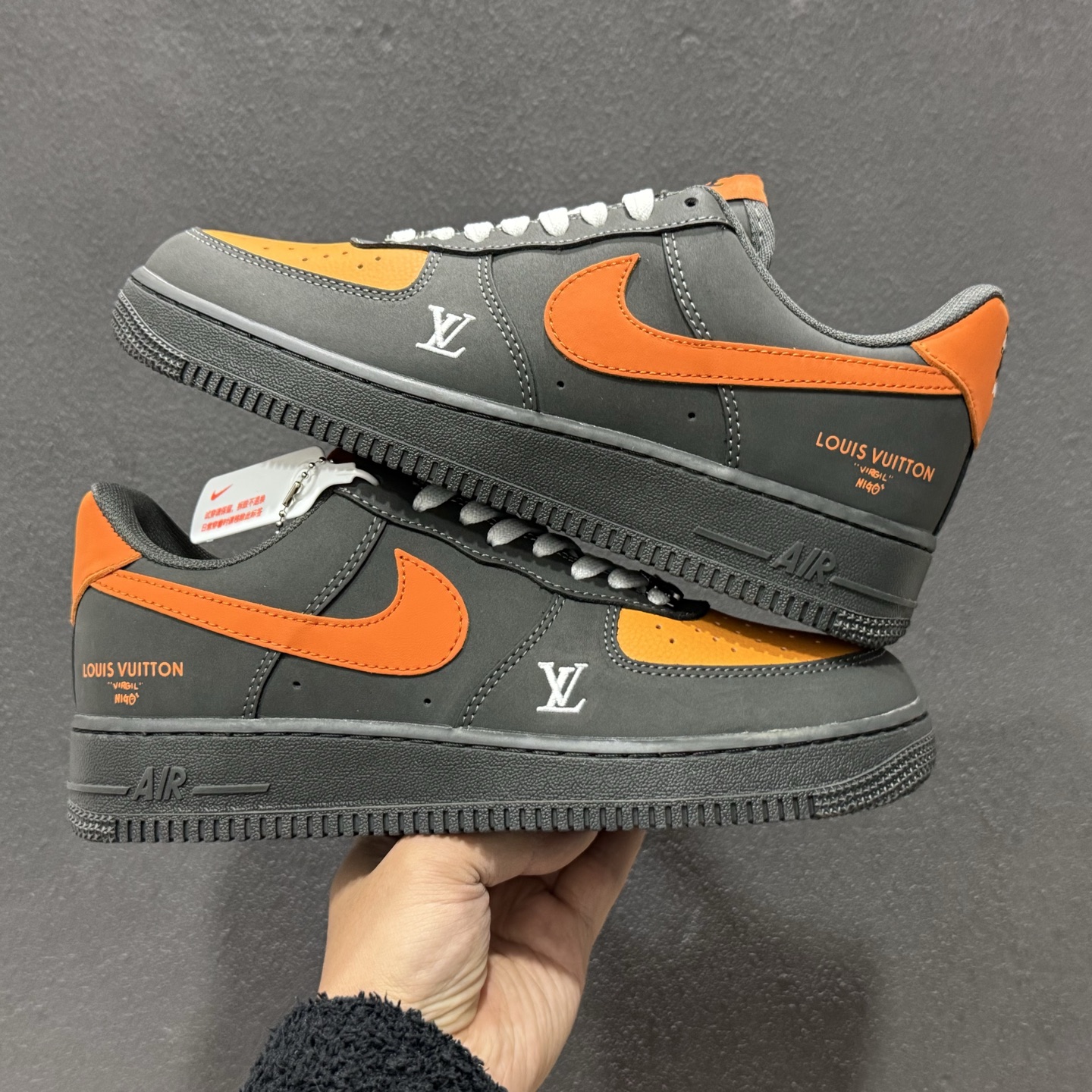 260 独家实拍Nike Air Force 1‘07 Low 马年限定 炭灰暮橙 空军一号低帮休闲板鞋 XY9025-004-Chinese UA Cheap High Quatity Brand Clothes Bags handbags Sneakers wholesale wholesaler seller from China Factory suppliers Fashion Clothing Shoes best Quality Beautiful Price 260 独家实拍Nike Air Force 1‘07 Low 马年限定 炭灰暮橙 空军一号低帮休闲板鞋 XY9025-004