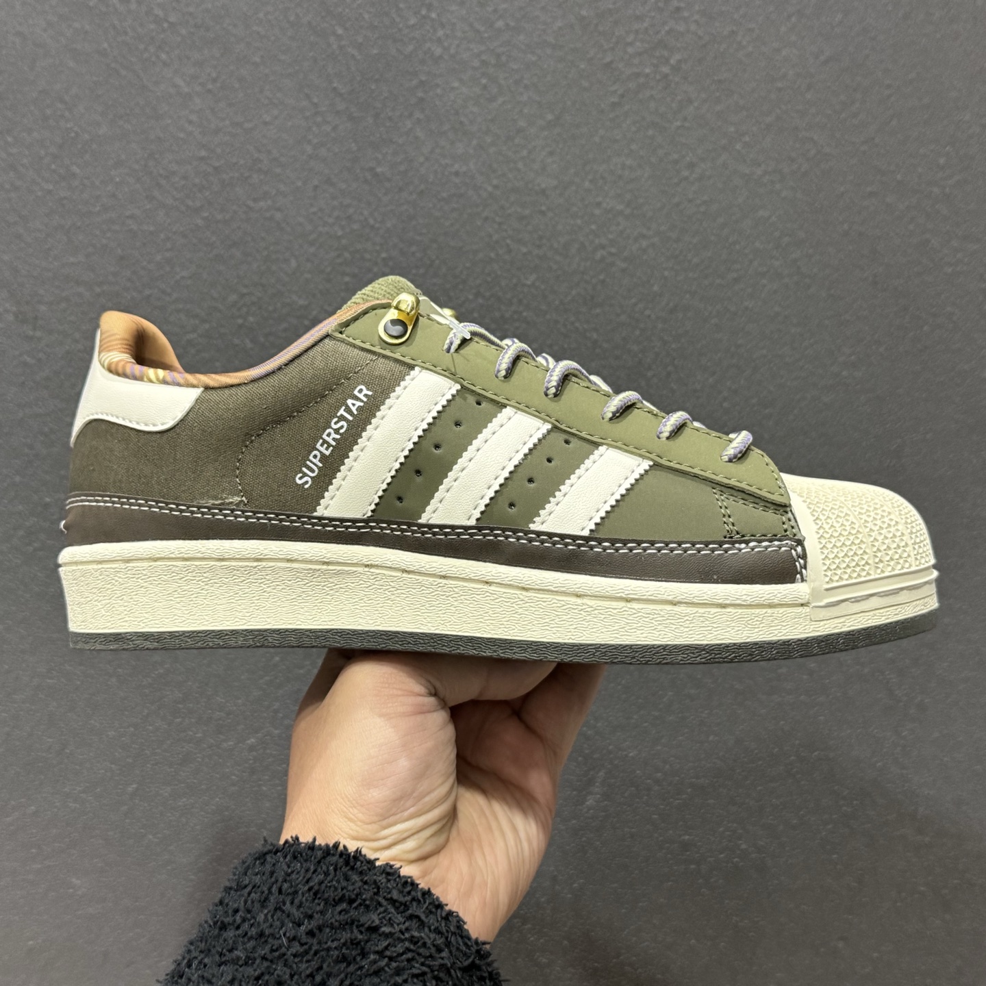150 Adidas Originals Superstar贝壳头系列 阿迪达斯 三叶草低帮经典百搭休闲运动板鞋 JR6991-132