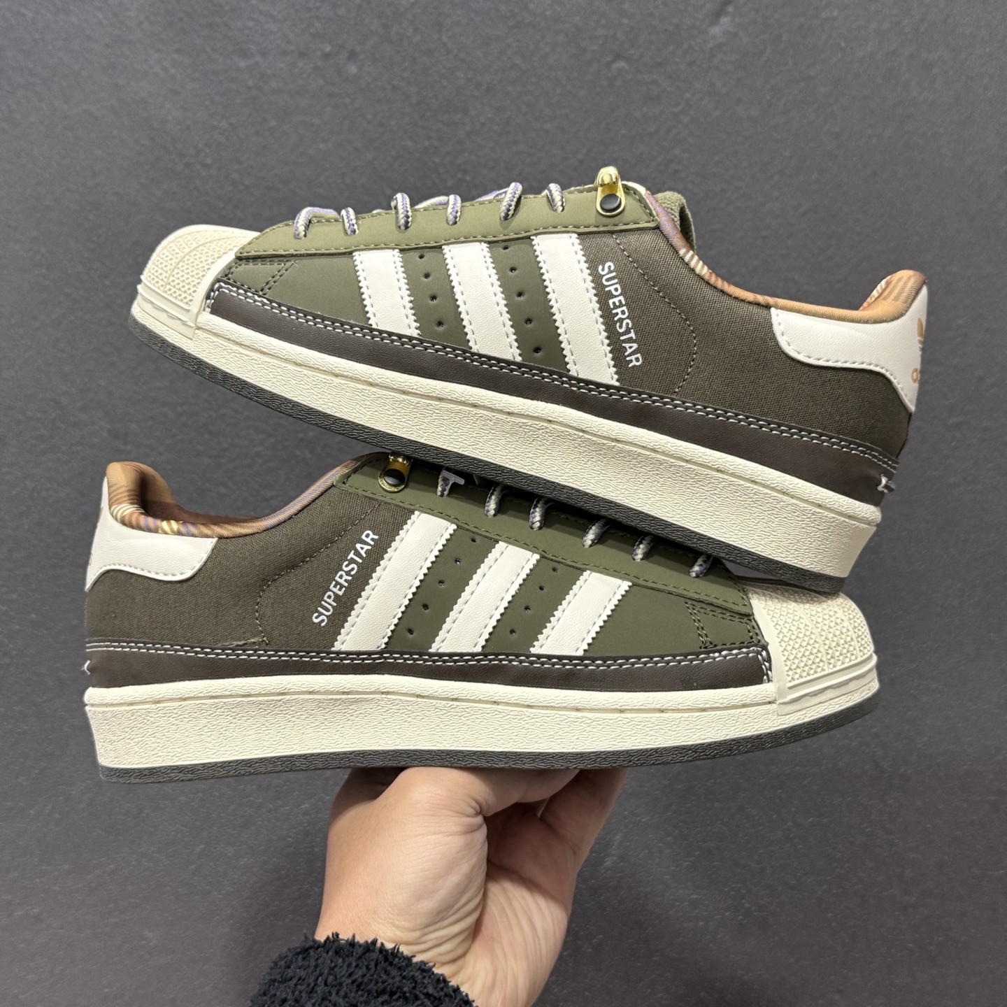 150 Adidas Originals Superstar贝壳头系列 阿迪达斯 三叶草低帮经典百搭休闲运动板鞋 JR6991-132