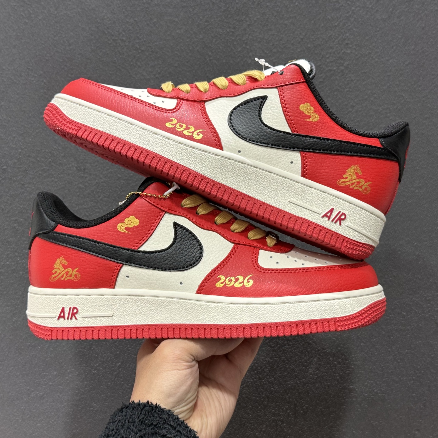 260 高端定制Nike Air Force 1 '07 Low “马年限定-红运马年” 高端定制 XD0028-005-Chinese UA Cheap High Quatity Brand Clothes Bags handbags Sneakers wholesale wholesaler seller from China Factory suppliers Fashion Clothing Shoes best Quality Beautiful Price 260 高端定制Nike Air Force 1 '07 Low “马年限定-红运马年” 高端定制 XD0028-005