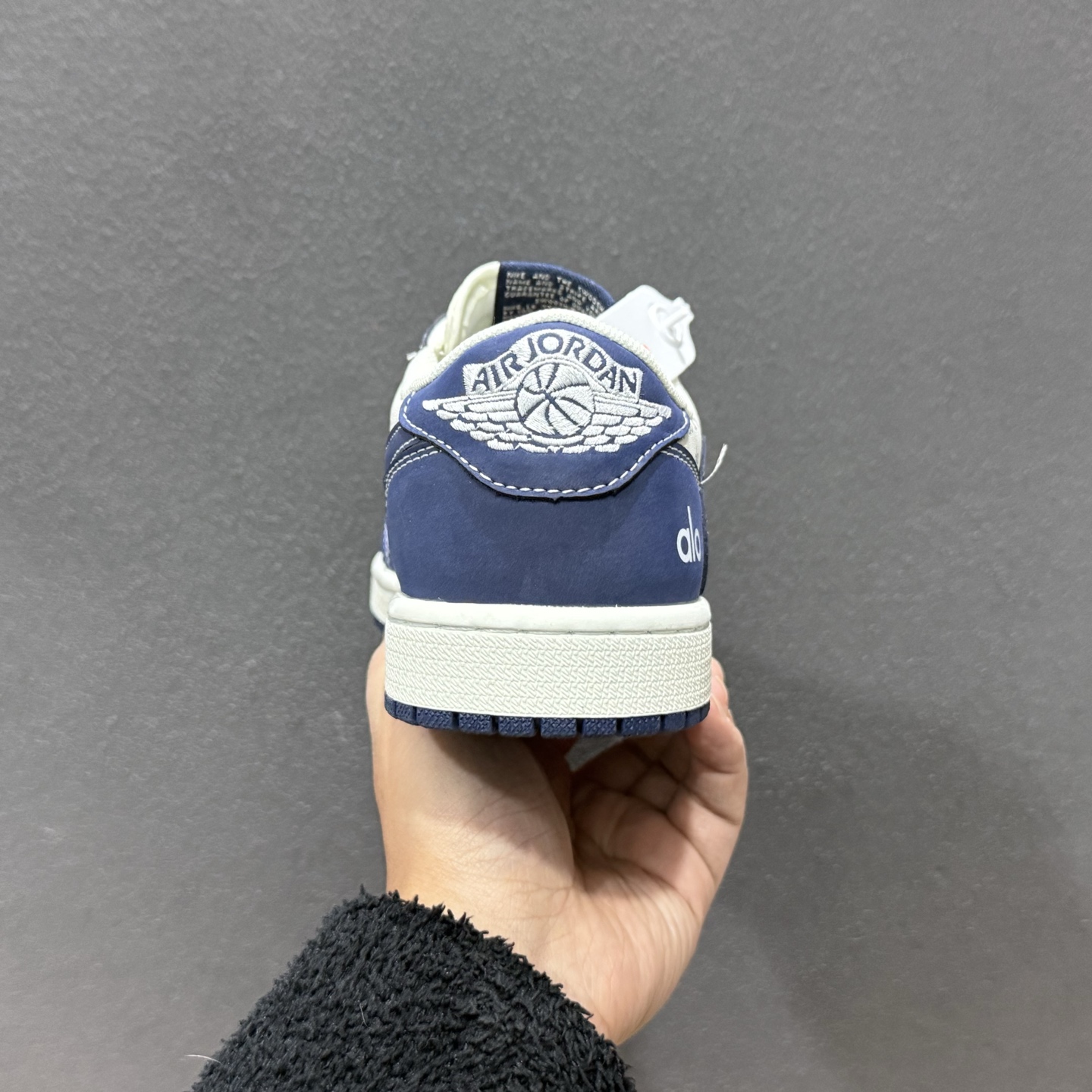 280 2026新款定制限量发售高端定制 Travis Scott x Fragment Design x Jordan Air Jordan 1 Low SP “AlO联名------海军蓝” DZ2688-012