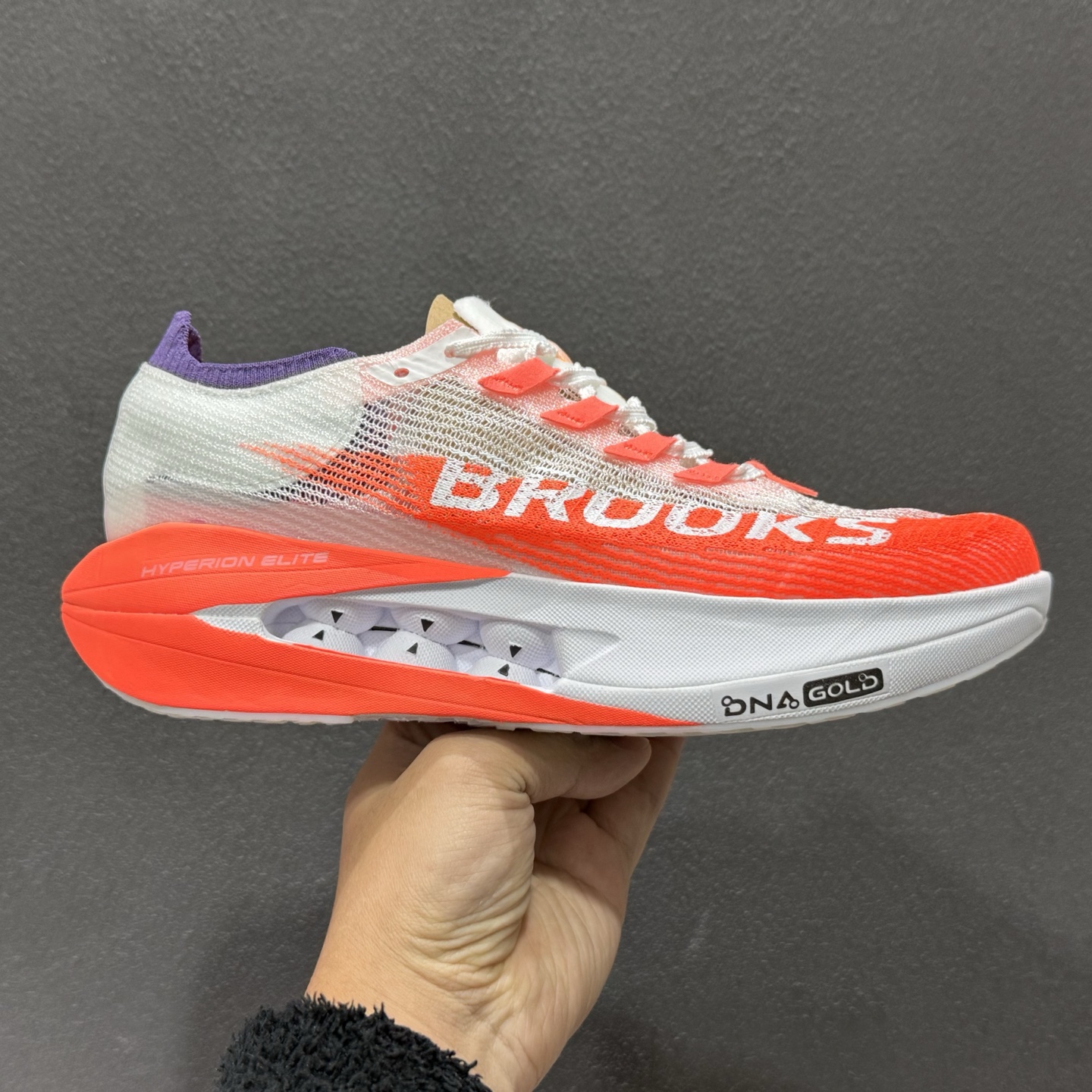 200 Brooks布鲁克斯 Hyperion Elite 5 舒适百搭防滑耐磨 低帮 越野竞速跑步鞋 110445 1D 516