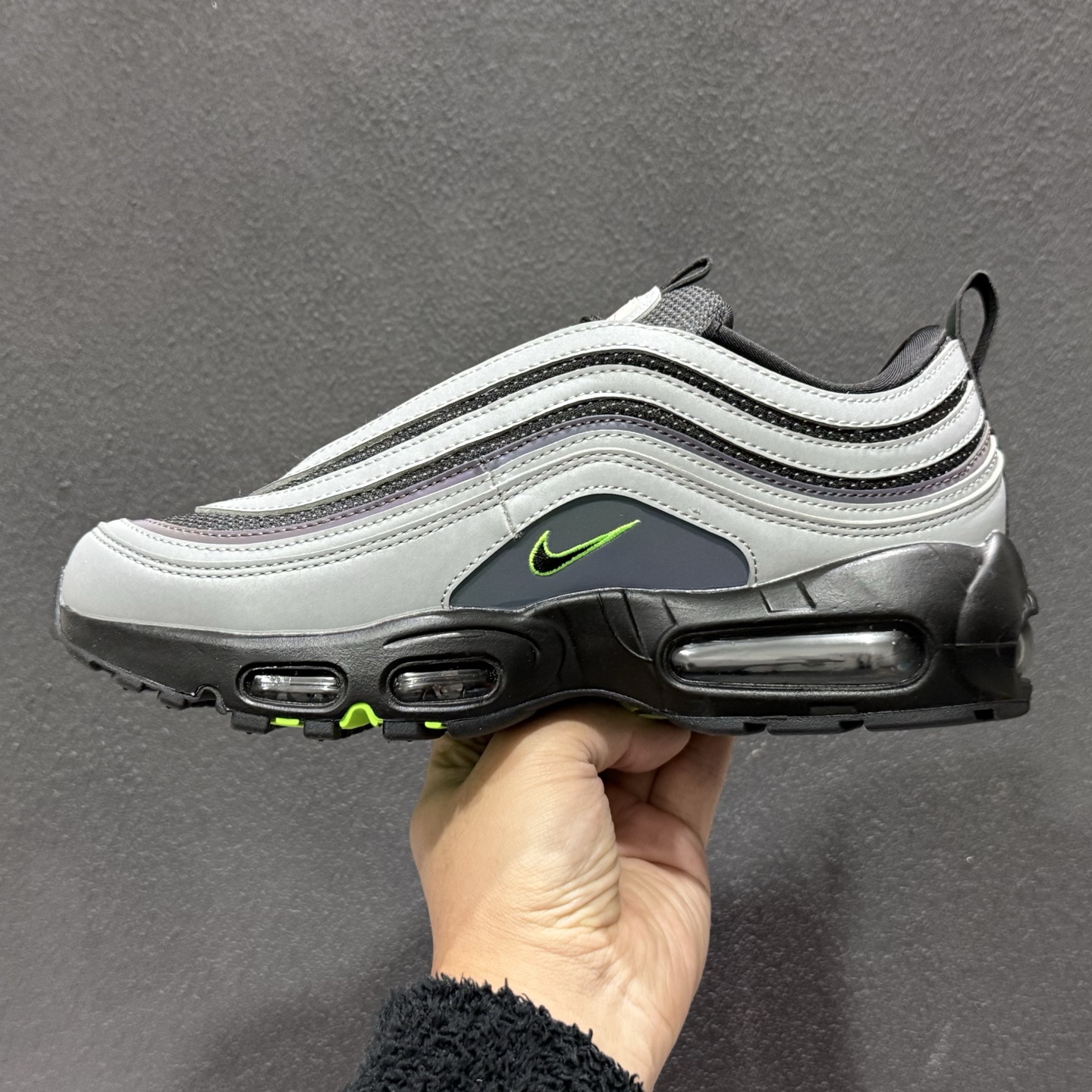 Nike Air Max 95/97 Sto全掌气垫复古子弹跑步鞋 IM2174-001-Top High Quatity Cheap Sneakers Fashion Clothing Clothes Bags handbags Shoes of all Brand wholesale With The best Quality And Beautiful Price from China Factory Chinese suppliers wholesaler seller Nike Air Max 95/97 Sto全掌气垫复古子弹跑步鞋 IM2174-001