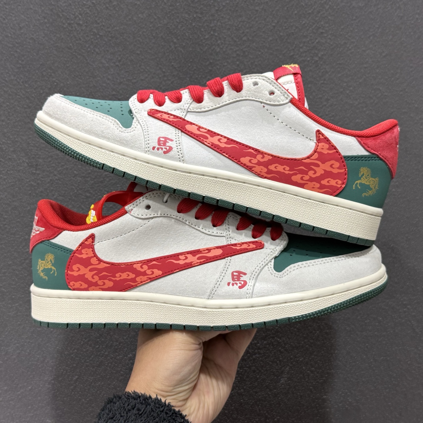 Nk Dunk Low 定制低帮马年限定米红 LX1988-801-Top High Quatity Cheap Sneakers Fashion Clothing Clothes Bags handbags Shoes of all Brand wholesale With The best Quality And Beautiful Price from China Factory Chinese suppliers wholesaler seller Nk Dunk Low 定制低帮马年限定米红 LX1988-801