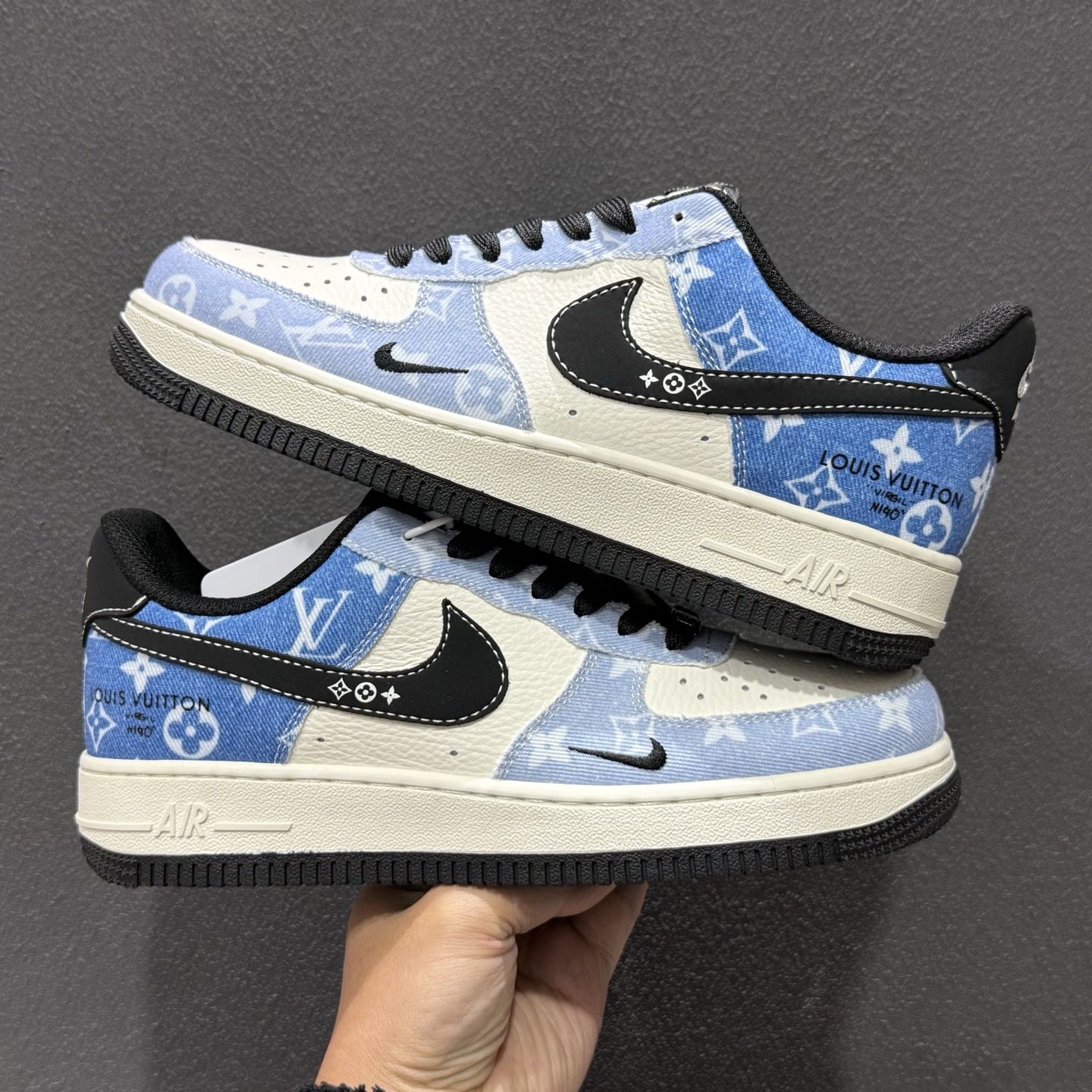 Nike Air Force 1 Low x Louis Vuitton x Supreme 三方联名定制款 KG6699-F53-Top High Quatity Cheap Sneakers Fashion Clothing Clothes Bags handbags Shoes of all Brand wholesale With The best Quality And Beautiful Price from China Factory Chinese suppliers wholesaler seller Nike Air Force 1 Low x Louis Vuitton x Supreme 三方联名定制款 KG6699-F53