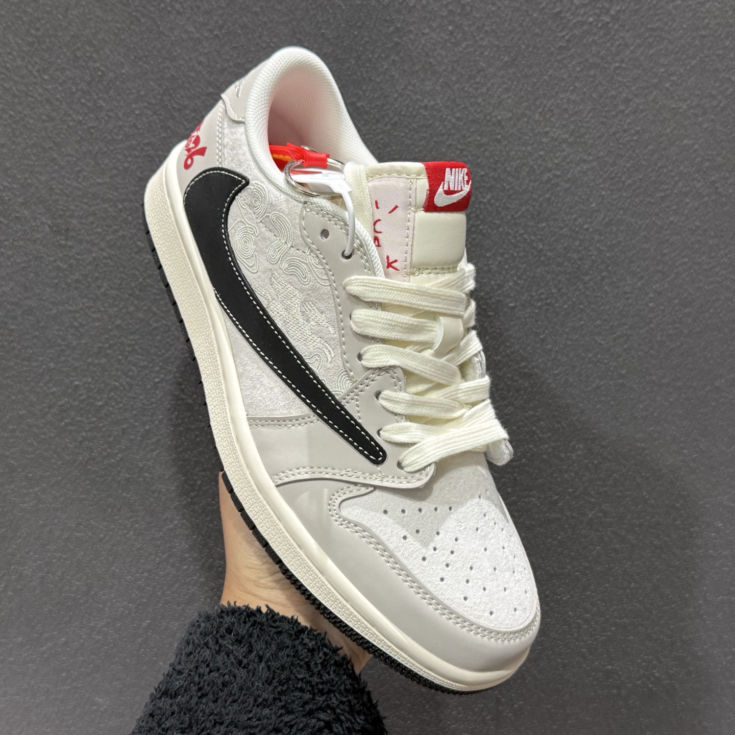 Air Jordan 1 Low AJ1 乔1国风祥云纹 高端定制 低帮复古篮球鞋 JJ2508-107