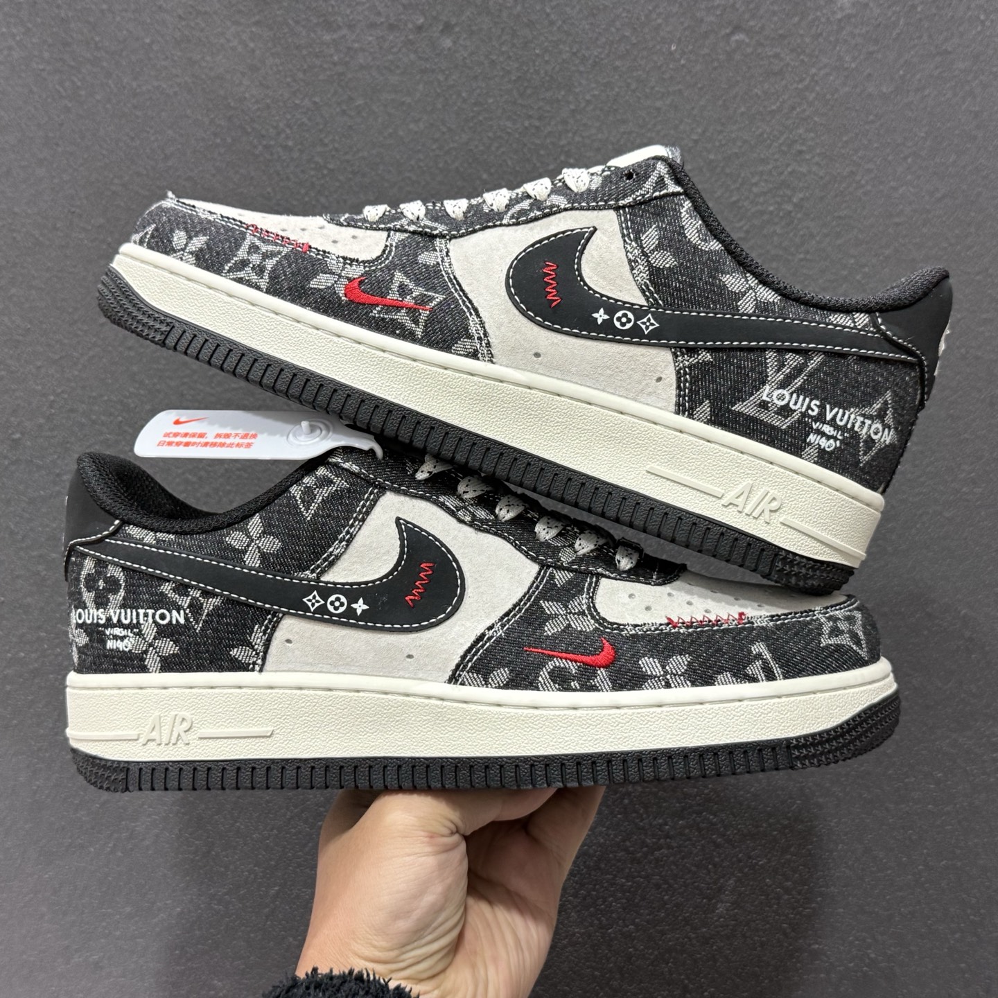 Nike Air Force 1 Low x Louis Vuitton x Supreme 三方联名定制款 KG6699-F56-Top High Quatity Cheap Sneakers Fashion Clothing Clothes Bags handbags Shoes of all Brand wholesale With The best Quality And Beautiful Price from China Factory Chinese suppliers wholesaler seller Nike Air Force 1 Low x Louis Vuitton x Supreme 三方联名定制款 KG6699-F56
