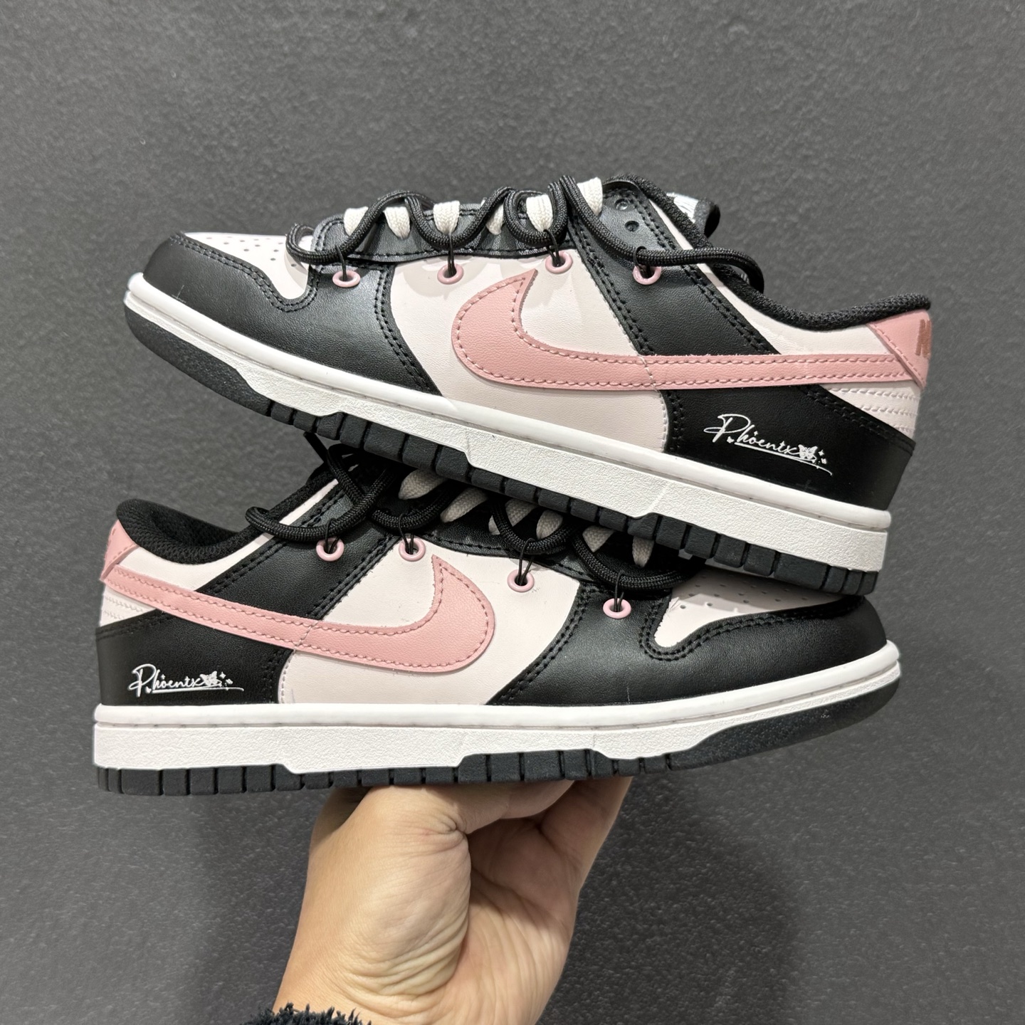 Nike SB Dunk Low 树莓黑粉 解构绑带休闲板鞋 BP1120-059