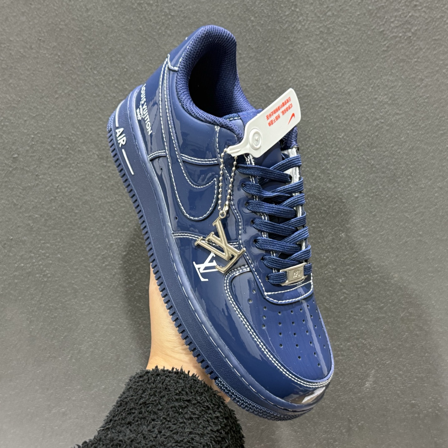 海外限量发售 NIke Air Force 1 '07 Low “LV联名--琉璃幽蓝” 空军一号低帮 运动鞋 NH0601-524