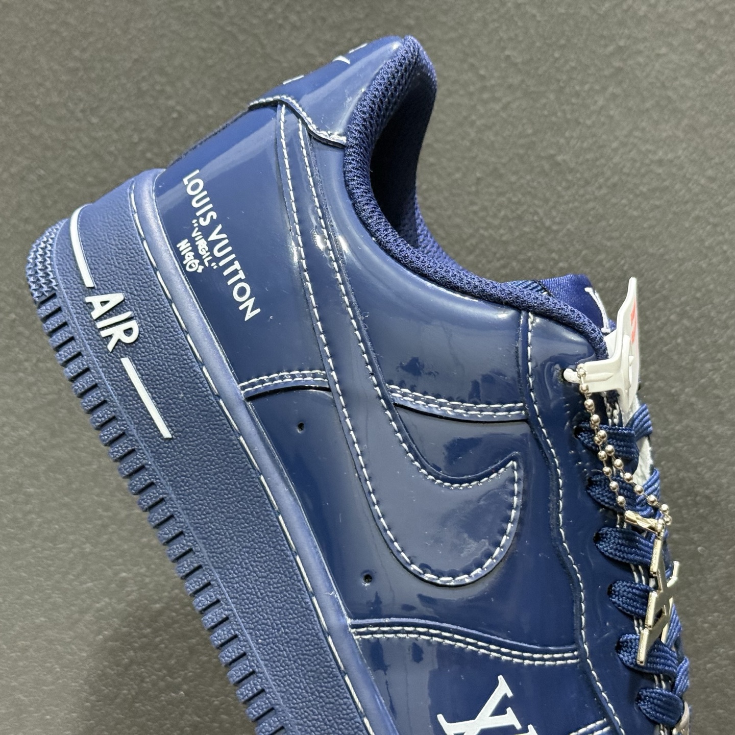 海外限量发售 NIke Air Force 1 '07 Low “LV联名--琉璃幽蓝” 空军一号低帮 运动鞋 NH0601-524