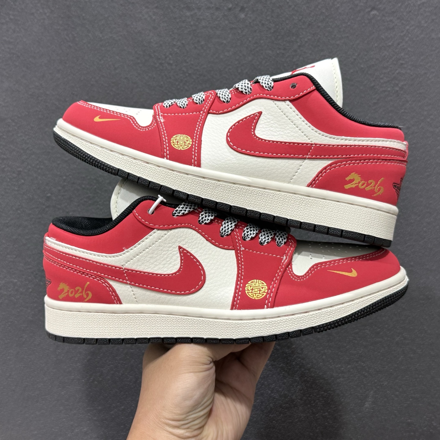 Air Jordan 1 Low AJ1 乔1马年限定 高端定制 低帮复古篮球鞋 MZ9588-842