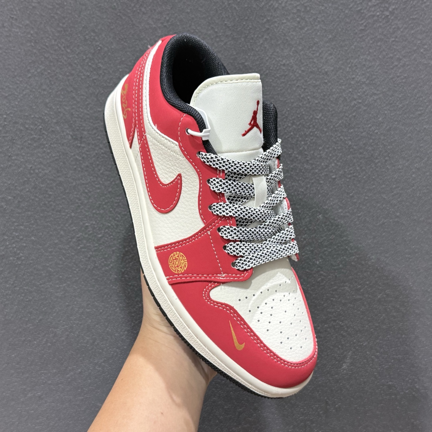 Air Jordan 1 Low AJ1 乔1马年限定 高端定制 低帮复古篮球鞋 MZ9588-842