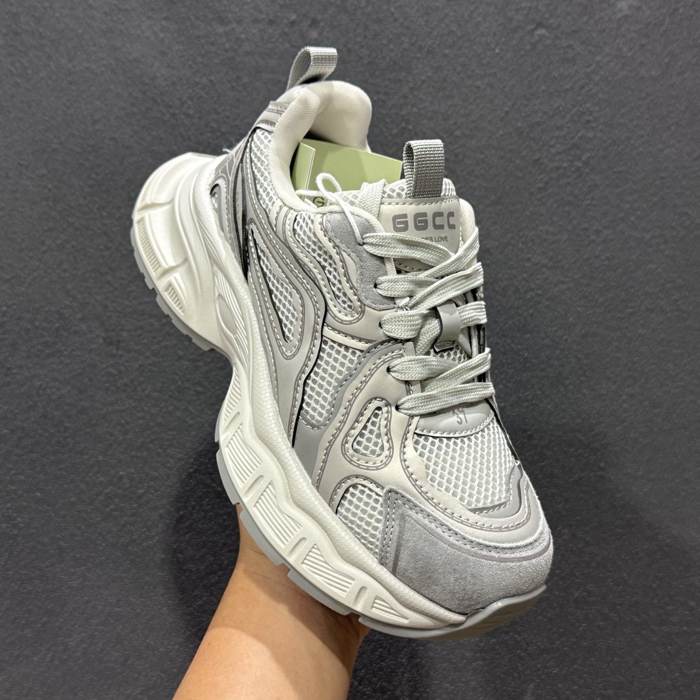 220 新货GG-CC Chunky Low休闲运动老爹鞋系列-Chinese UA Cheap High Quatity Brand Clothes Bags handbags Sneakers wholesale wholesaler seller from China Factory suppliers Fashion Clothing Shoes best Quality Beautiful Price 220 新货GG-CC Chunky Low休闲运动老爹鞋系列