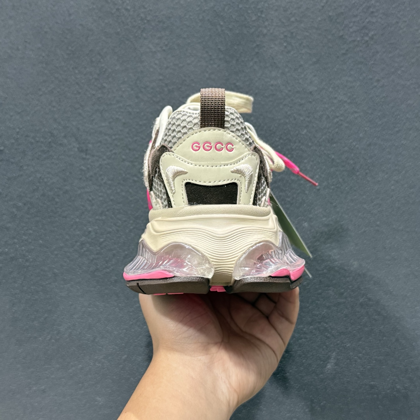230 新货GG-CC 张艺凡同款 2026ss春季 新款 GGCC 反叛星球 5.5cm厚底增高做旧老爹鞋系列 G25X3232-251