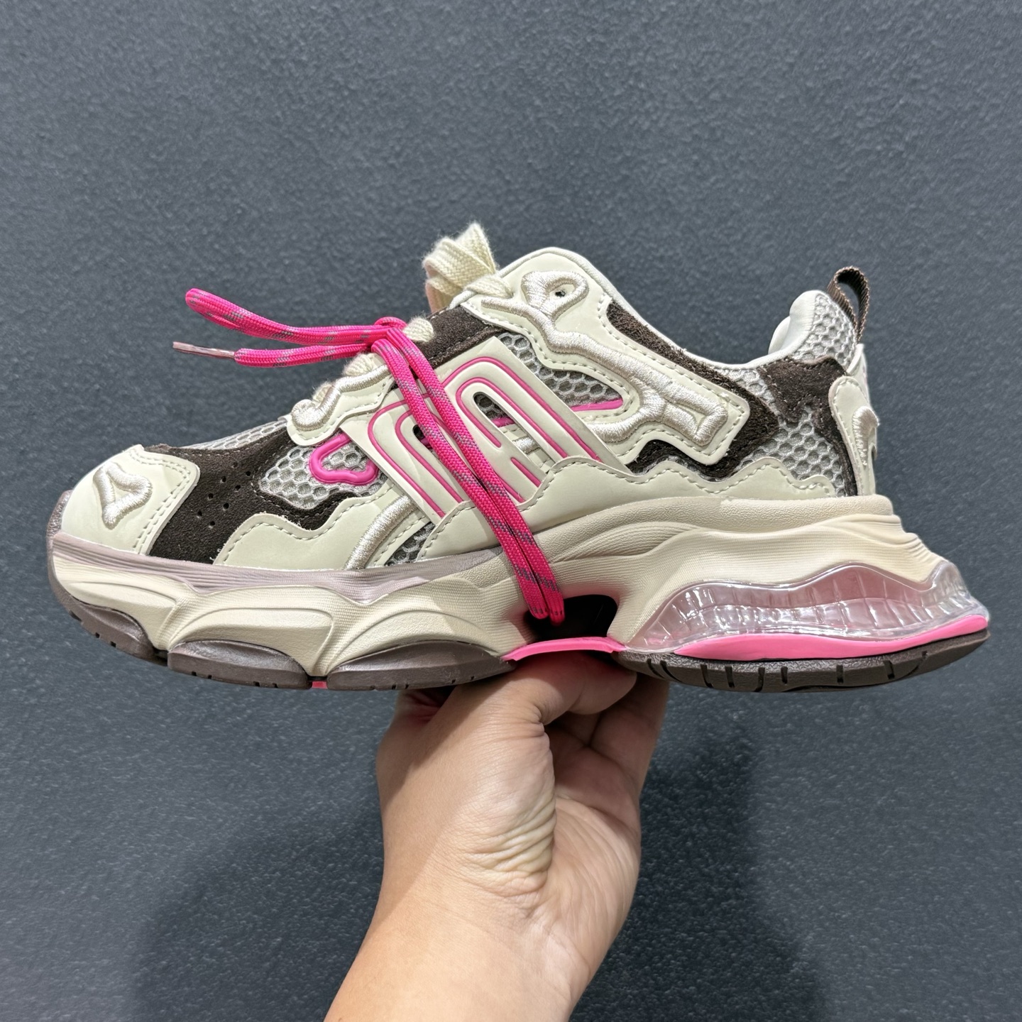230 新货GG-CC 张艺凡同款 2026ss春季 新款 GGCC 反叛星球 5.5cm厚底增高做旧老爹鞋系列 G25X3232-251