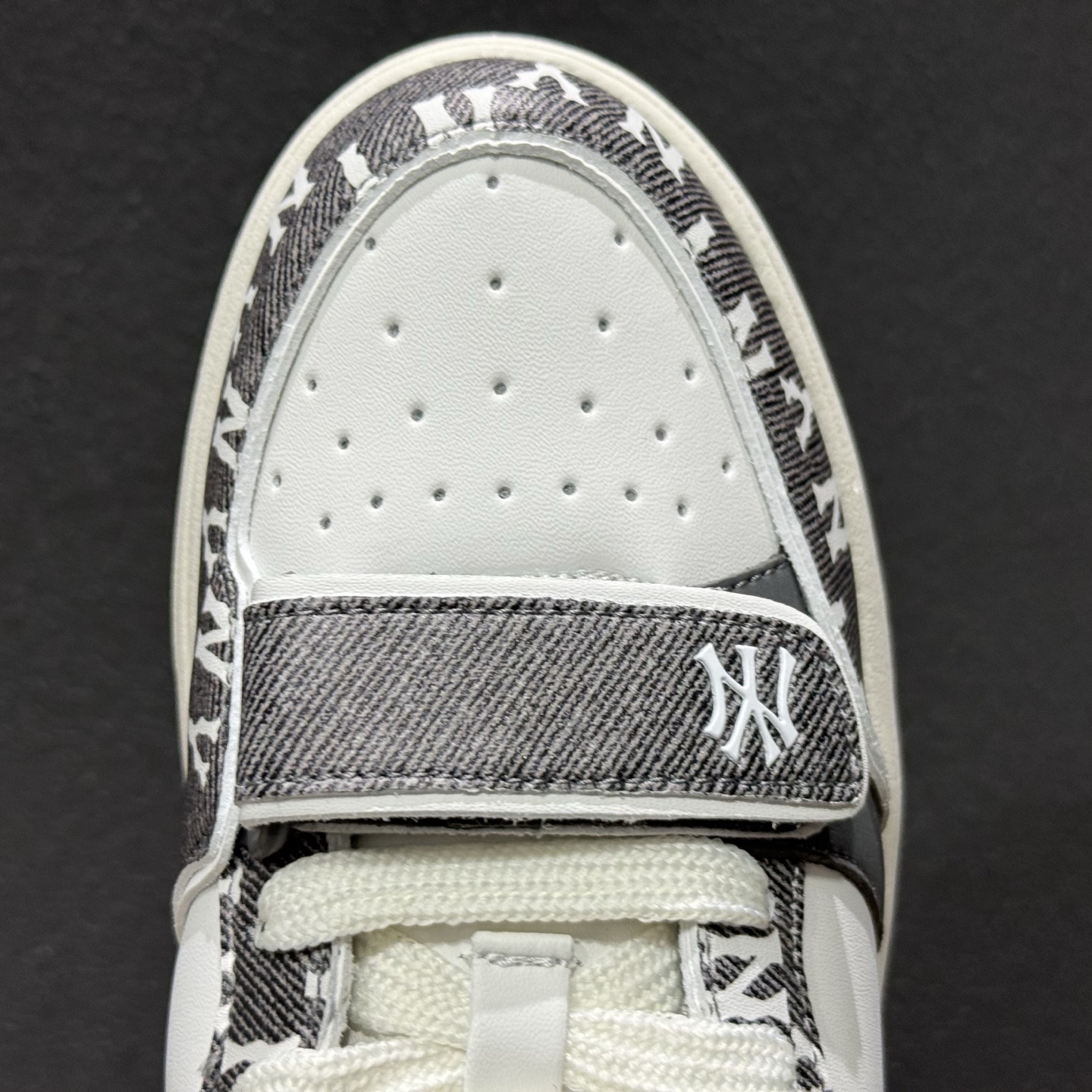 180 MLB CHUNKY LINER DENIM POCKET MONOGRAM SL 印刻老花 时尚舒适 休闲运动 防滑耐磨低帮板鞋 3ASXM026N(GP005)