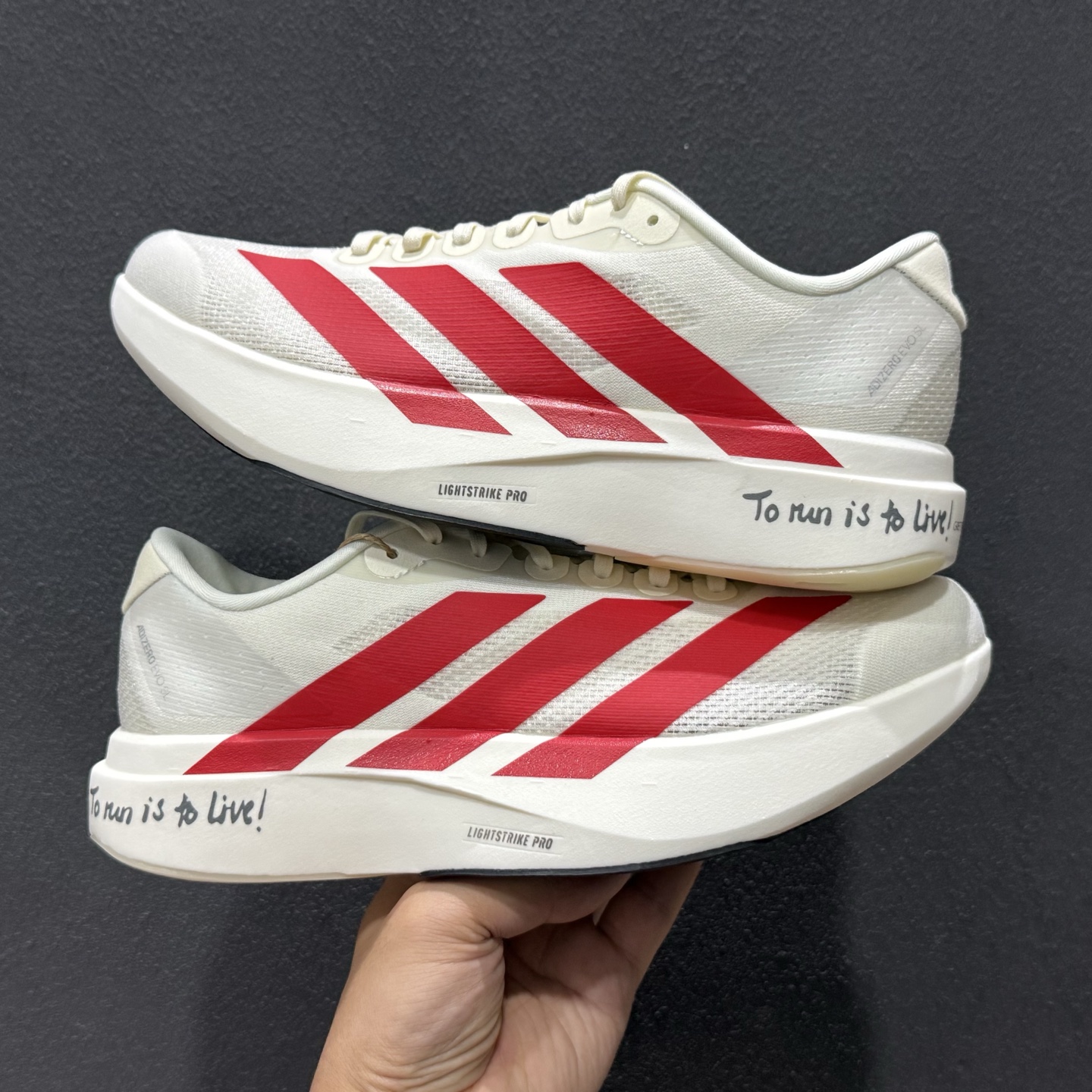 180 Adidas Adizero EVO SL 马拉松竞速专业跑鞋 JS1182-126