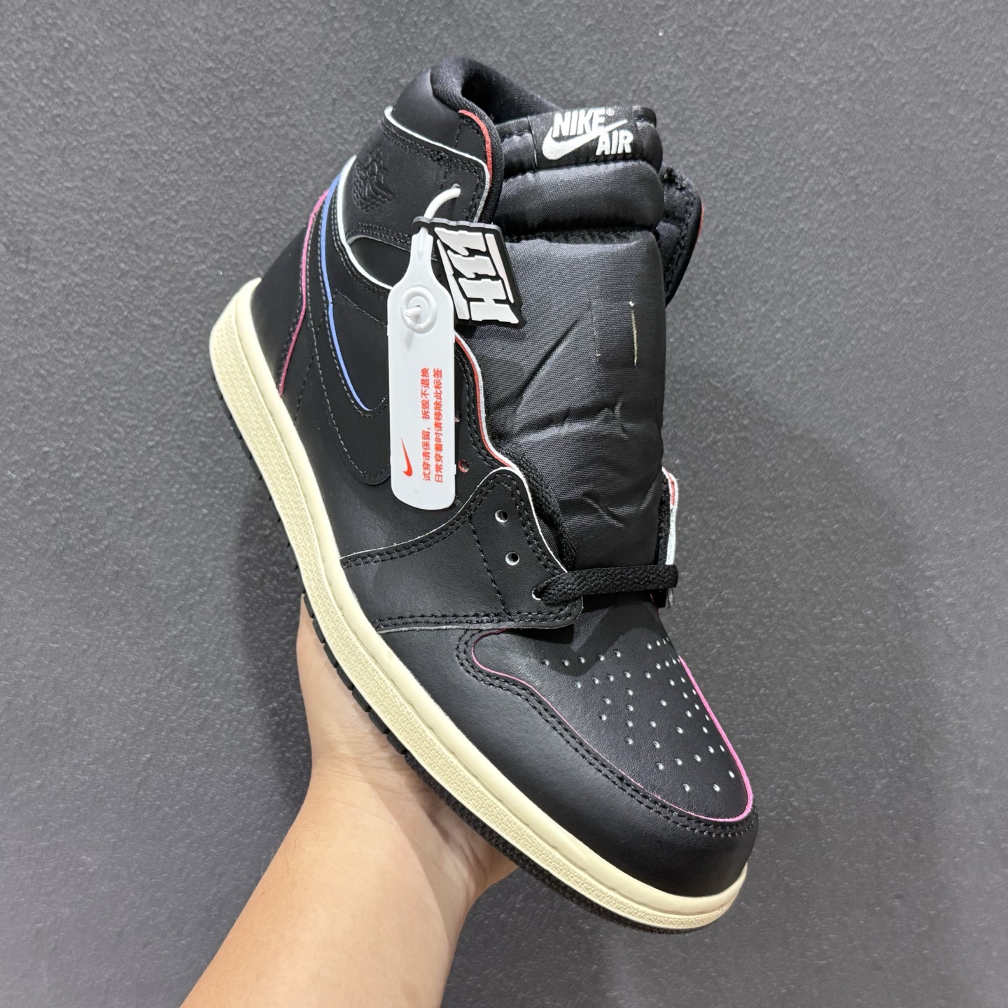 平台爆款 Jordan Air Jordan 1 High OG”Black/Muslin”黑色 DZ5485-002