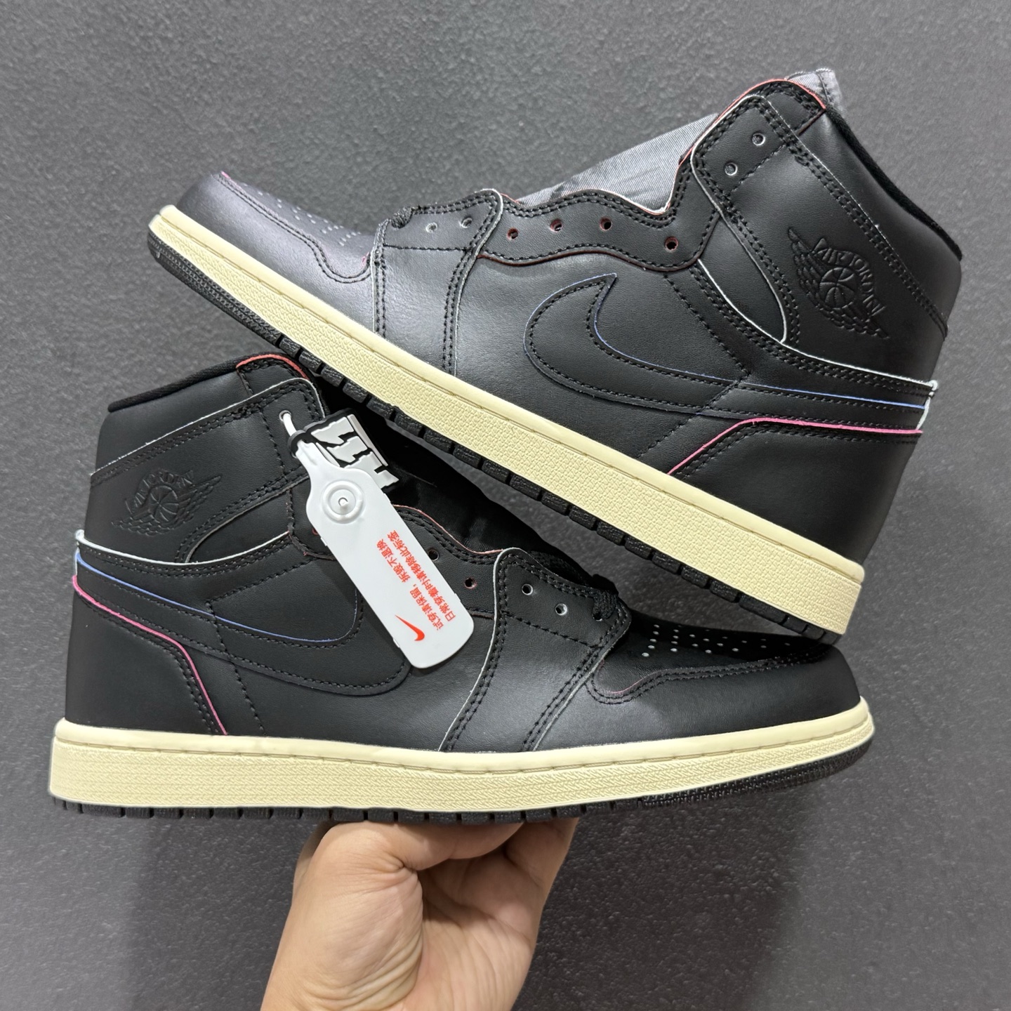 平台爆款 Jordan Air Jordan 1 High OG”Black/Muslin”黑色 DZ5485-002