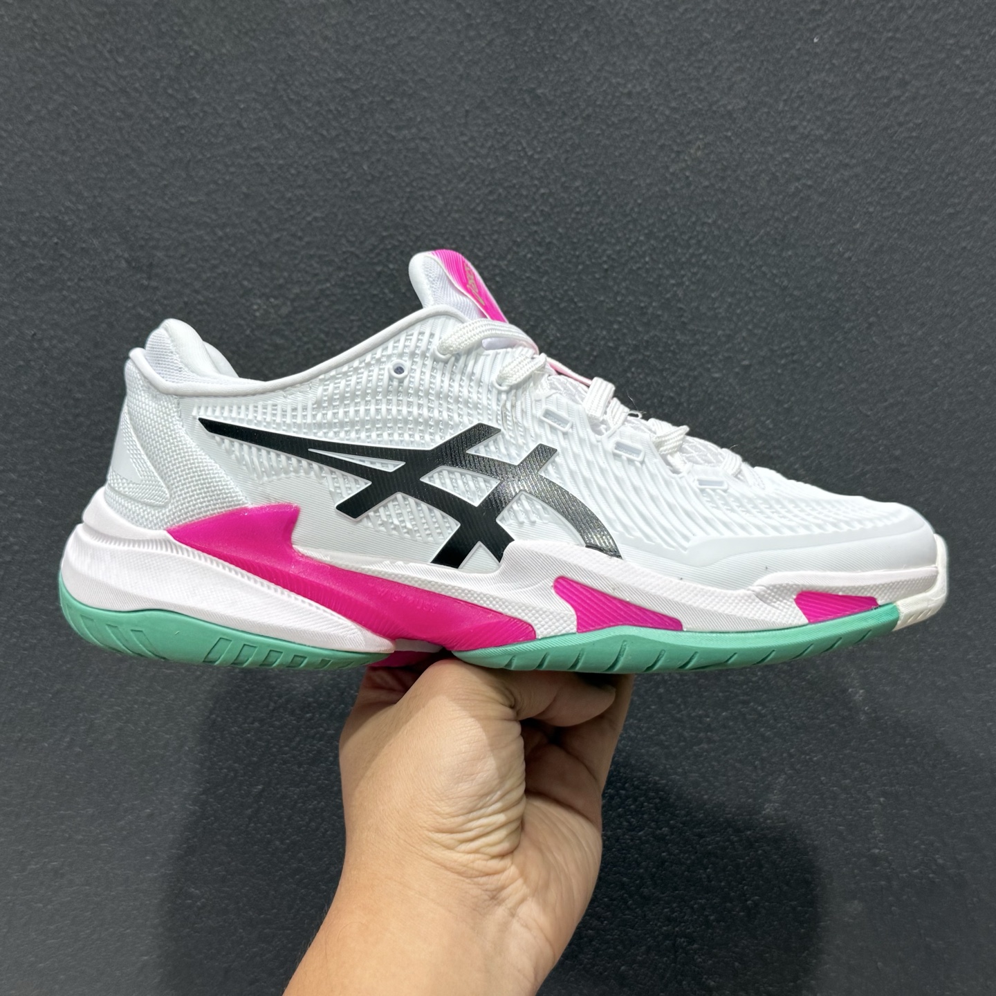 亚瑟士网球鞋Asics Court FF 3 第32色 适用于硬地球场的网球鞋 1041A370-106 亚瑟士网球鞋Asics Court FF 3 第32色 适用于硬地球场的网球鞋 1041A370-106