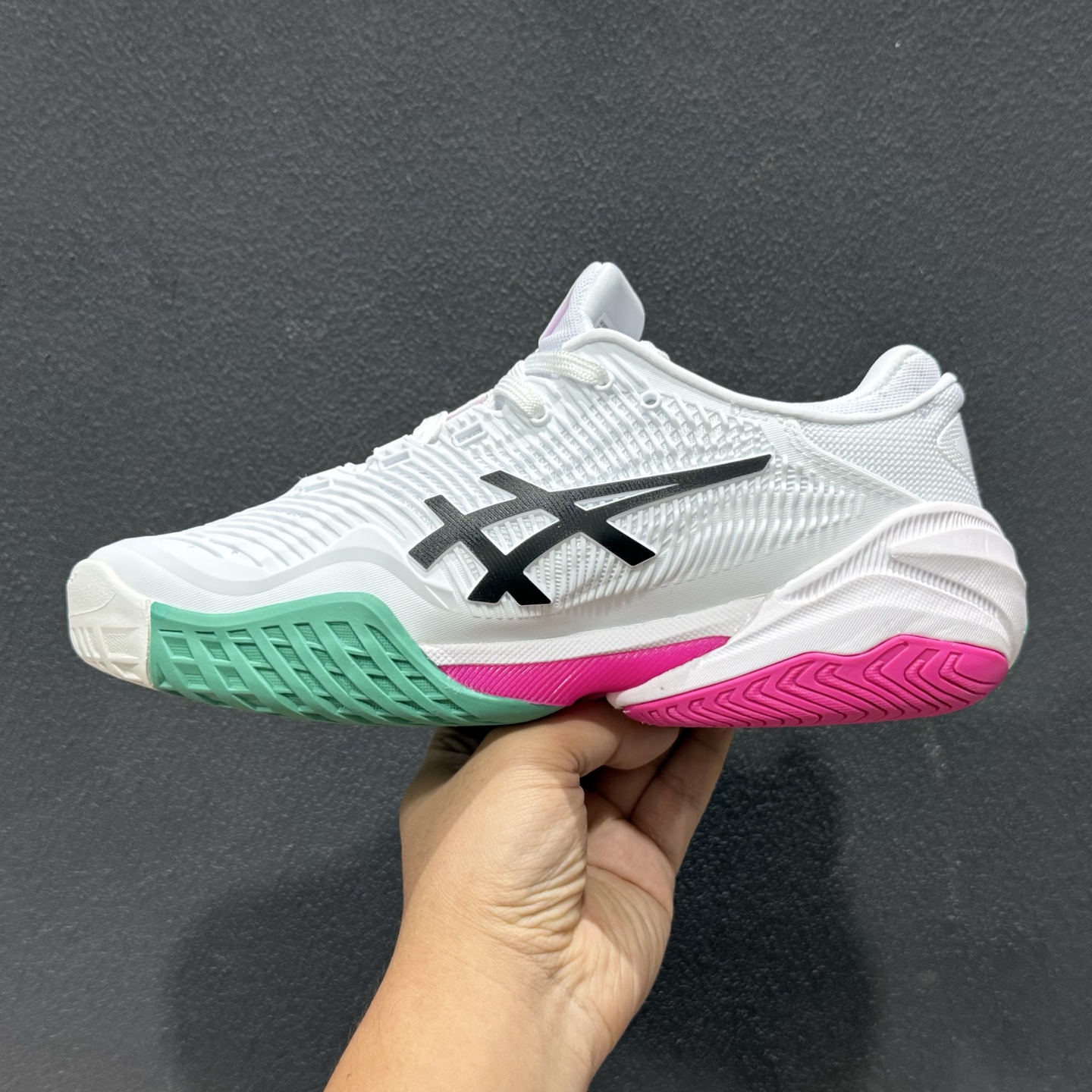 亚瑟士网球鞋Asics Court FF 3 第32色 适用于硬地球场的网球鞋 1041A370-106 亚瑟士网球鞋Asics Court FF 3 第32色 适用于硬地球场的网球鞋 1041A370-106