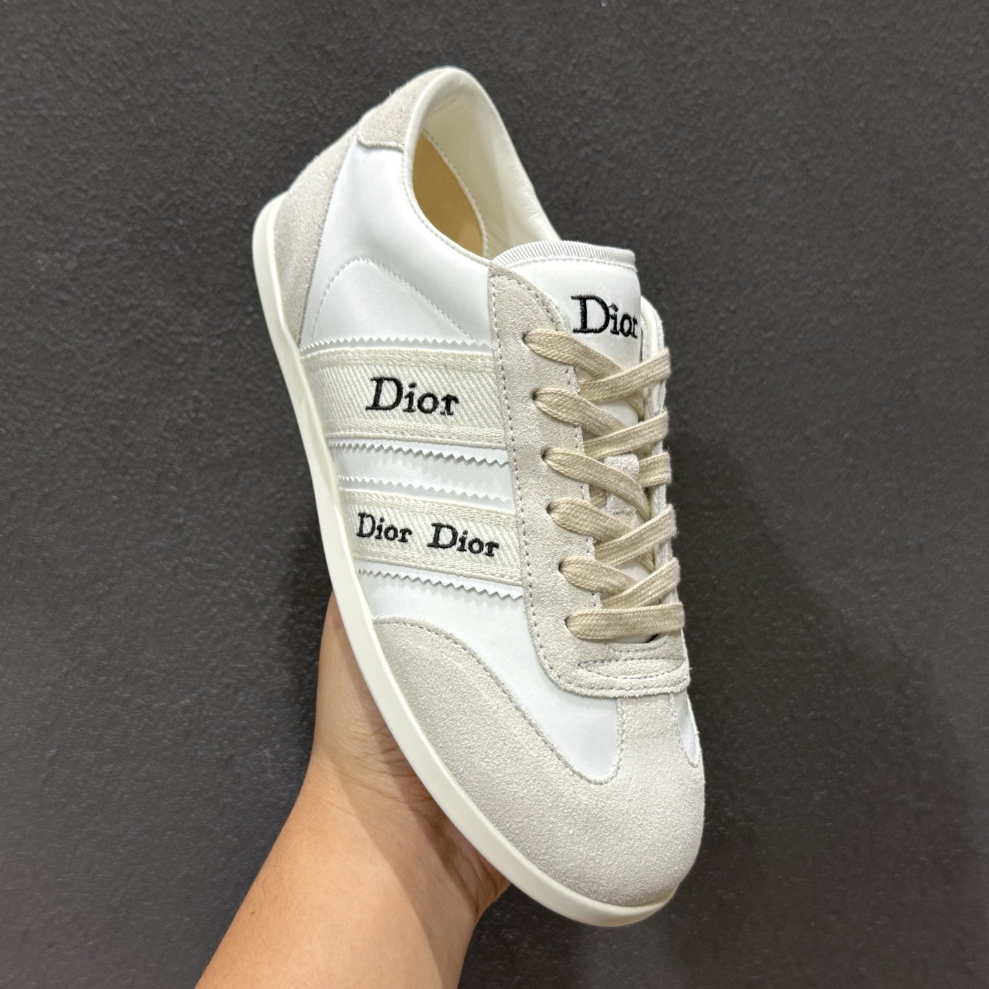 [Dior Ribbon德训鞋]经典复刻 多色可选 品牌标志性缎带印花