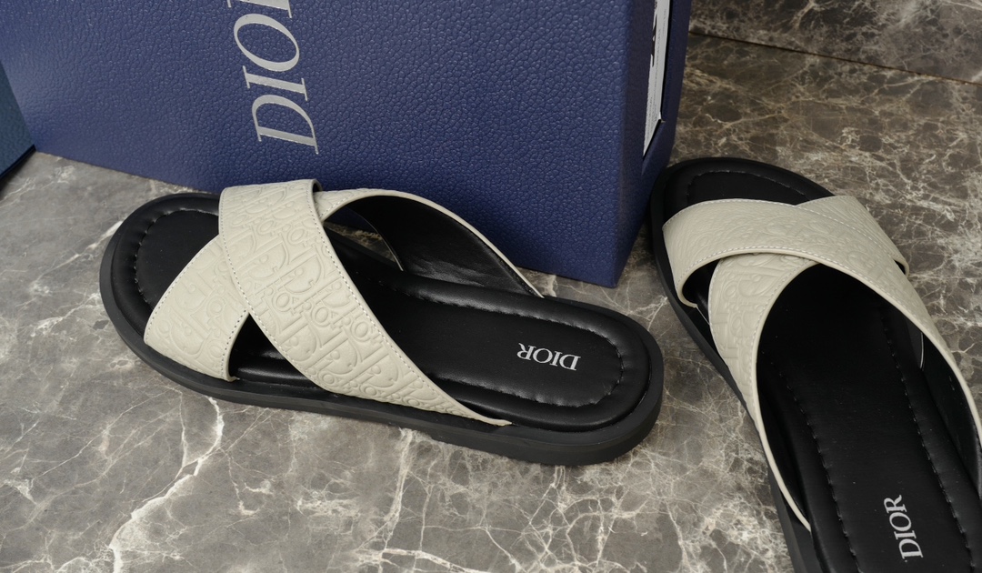 Dior Di Alias Sandal in Black Di Gravity Print Leather, Oblique Motif, Sizes 38-46 6 i1719045764 5970 4