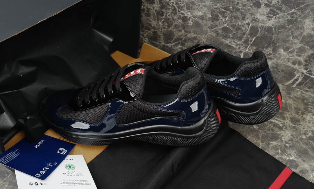Prada America's Cup Sneakers - Metallic Trim, Distinctive Logo 7 i1731219599 1865 1