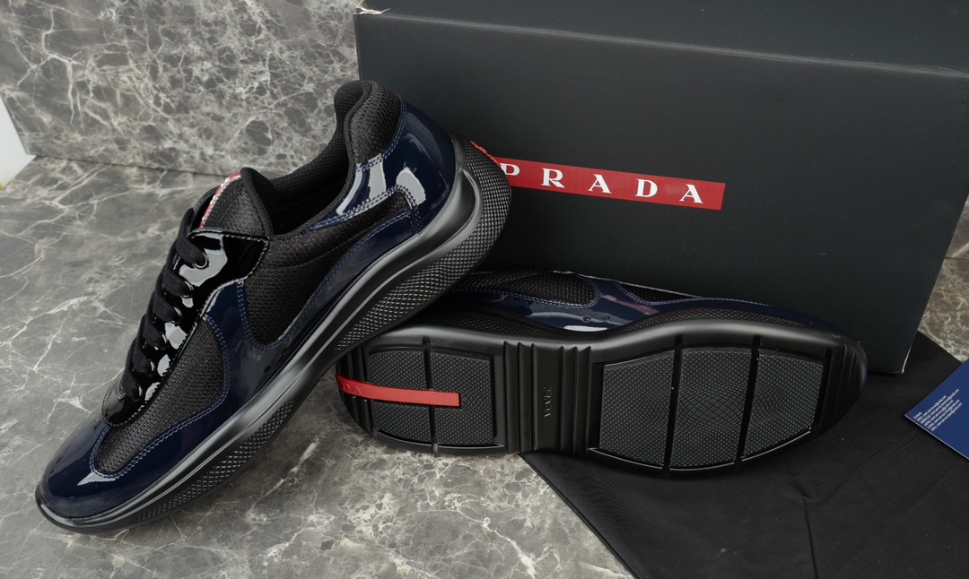 Prada America's Cup Sneakers - Metallic Trim, Distinctive Logo 9 i1731219599 8932 2