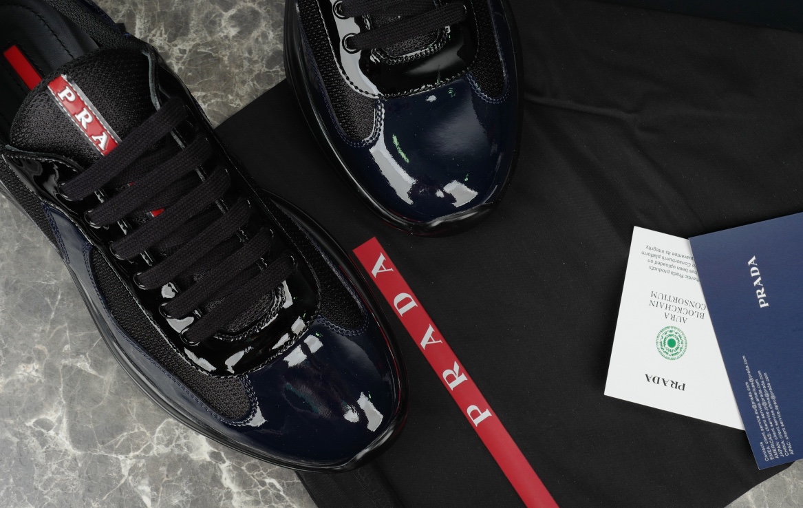 Prada America's Cup Sneakers - Metallic Trim, Distinctive Logo 6 i1731219599 9849 8