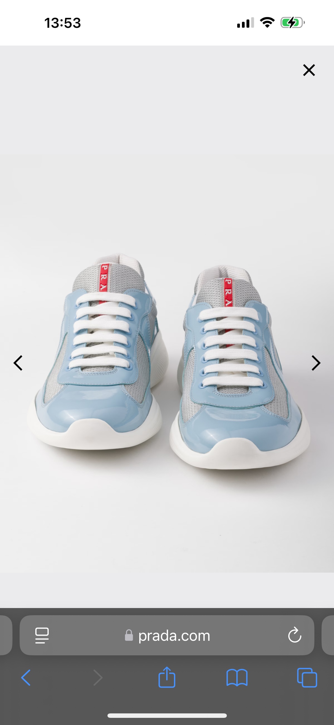 Prada America's Cup Blue Sneakers with Metallic Fabric Accents - Style & Comfort 7 i1739512426 5558 2