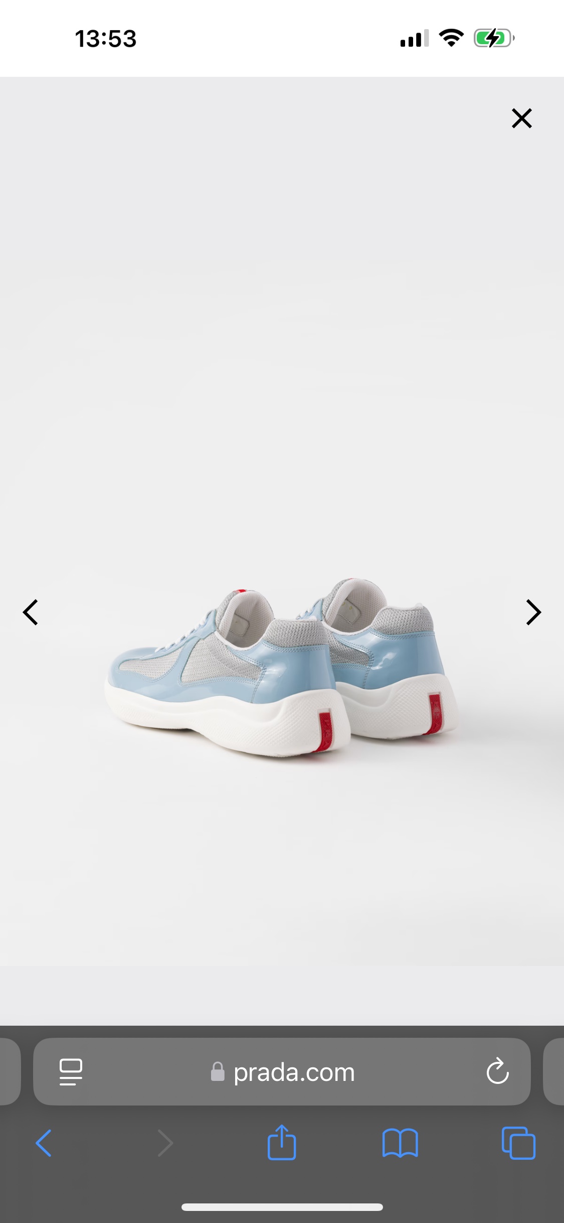 Prada America's Cup Blue Sneakers with Metallic Fabric Accents - Style & Comfort 6 i1739512426 5873 5