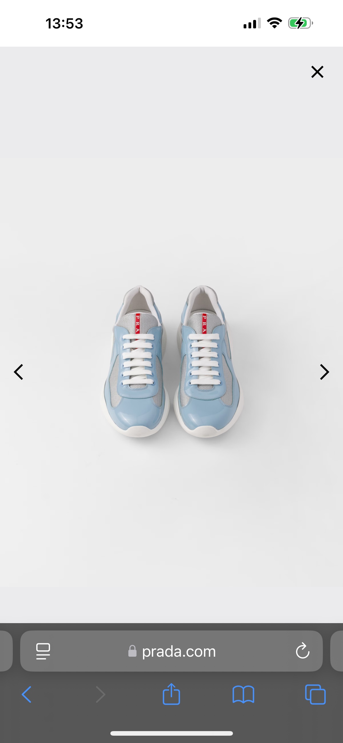 Prada America's Cup Blue Sneakers with Metallic Fabric Accents - Style & Comfort 5 i1739512426 7037 3