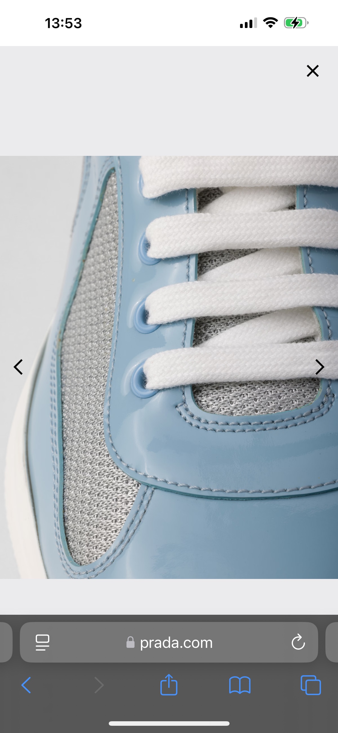 Prada America's Cup Blue Sneakers with Metallic Fabric Accents - Style & Comfort 8 i1739512426 7638 6