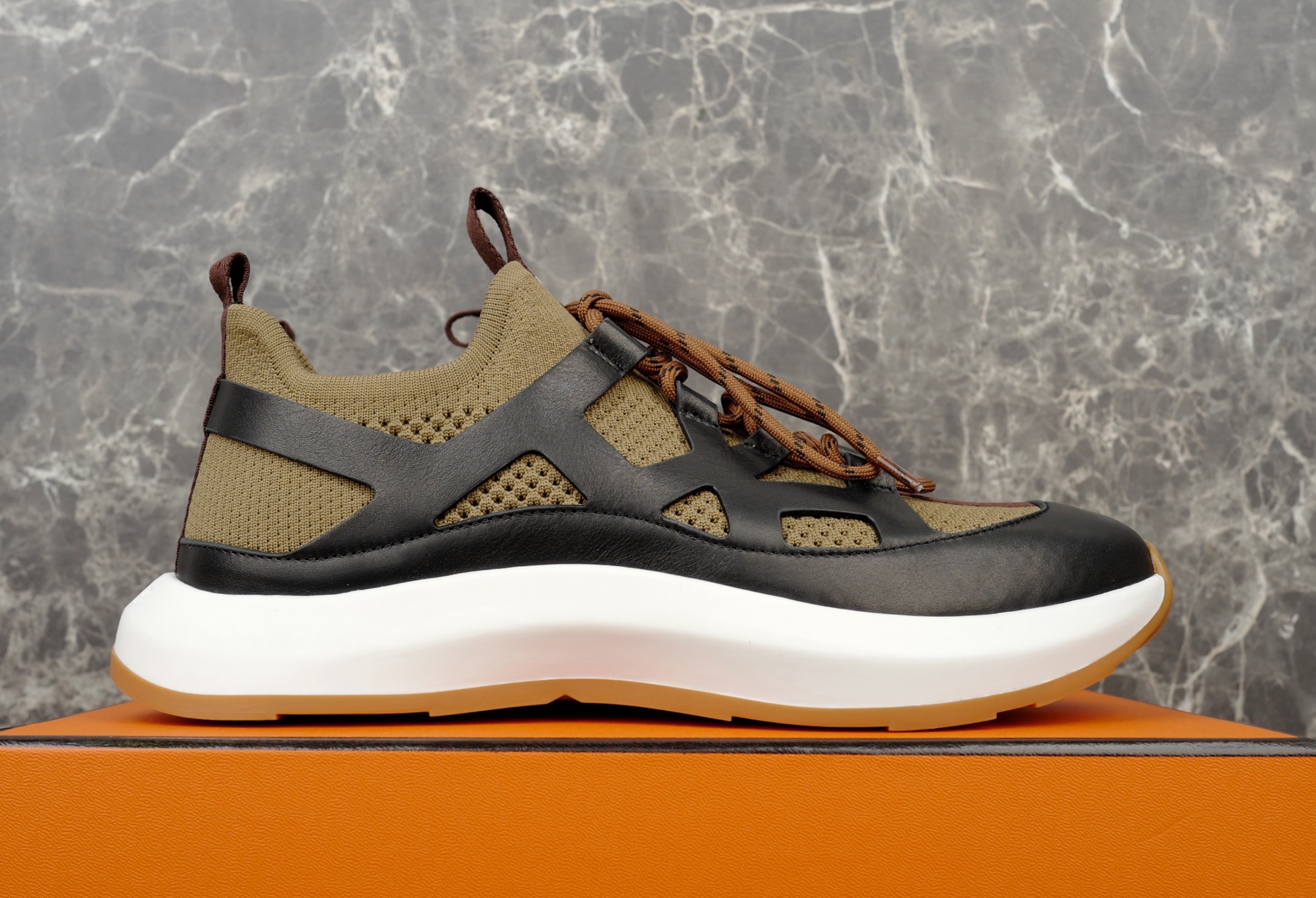 Hermes Knitted Calfskin Sneakers with Geometric Cut-Out Details, Model 622540 5 i1745237838733 6021 0 3