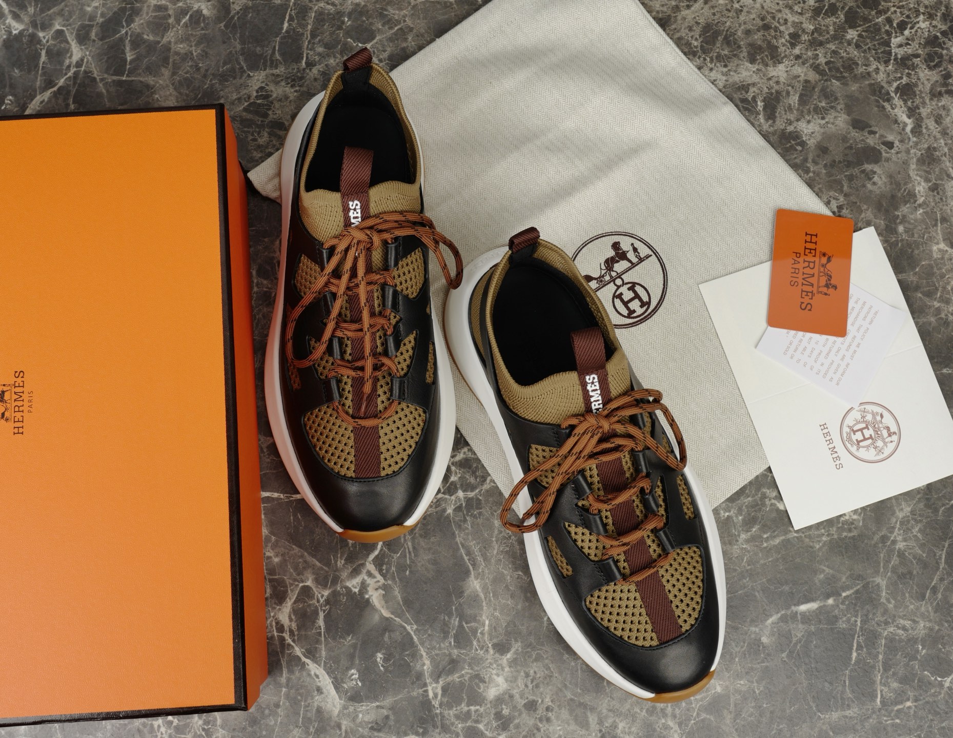 Hermes Knitted Calfskin Sneakers with Geometric Cut-Out Details, Model 622540 4 i1745237838770 1444 0 2