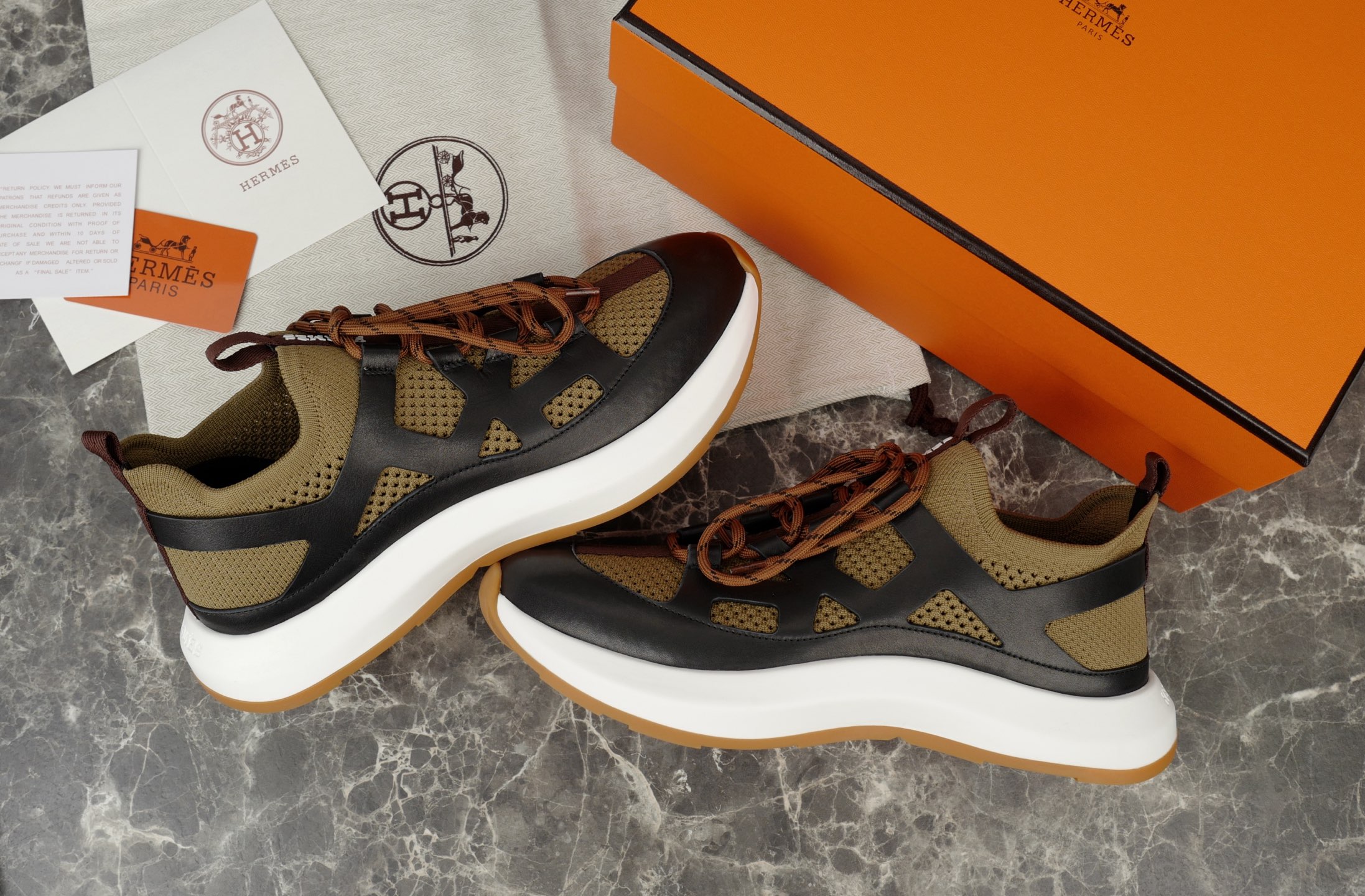 Hermes Knitted Calfskin Sneakers with Geometric Cut-Out Details, Model 622540 3 i1745237838802 2851 0 1