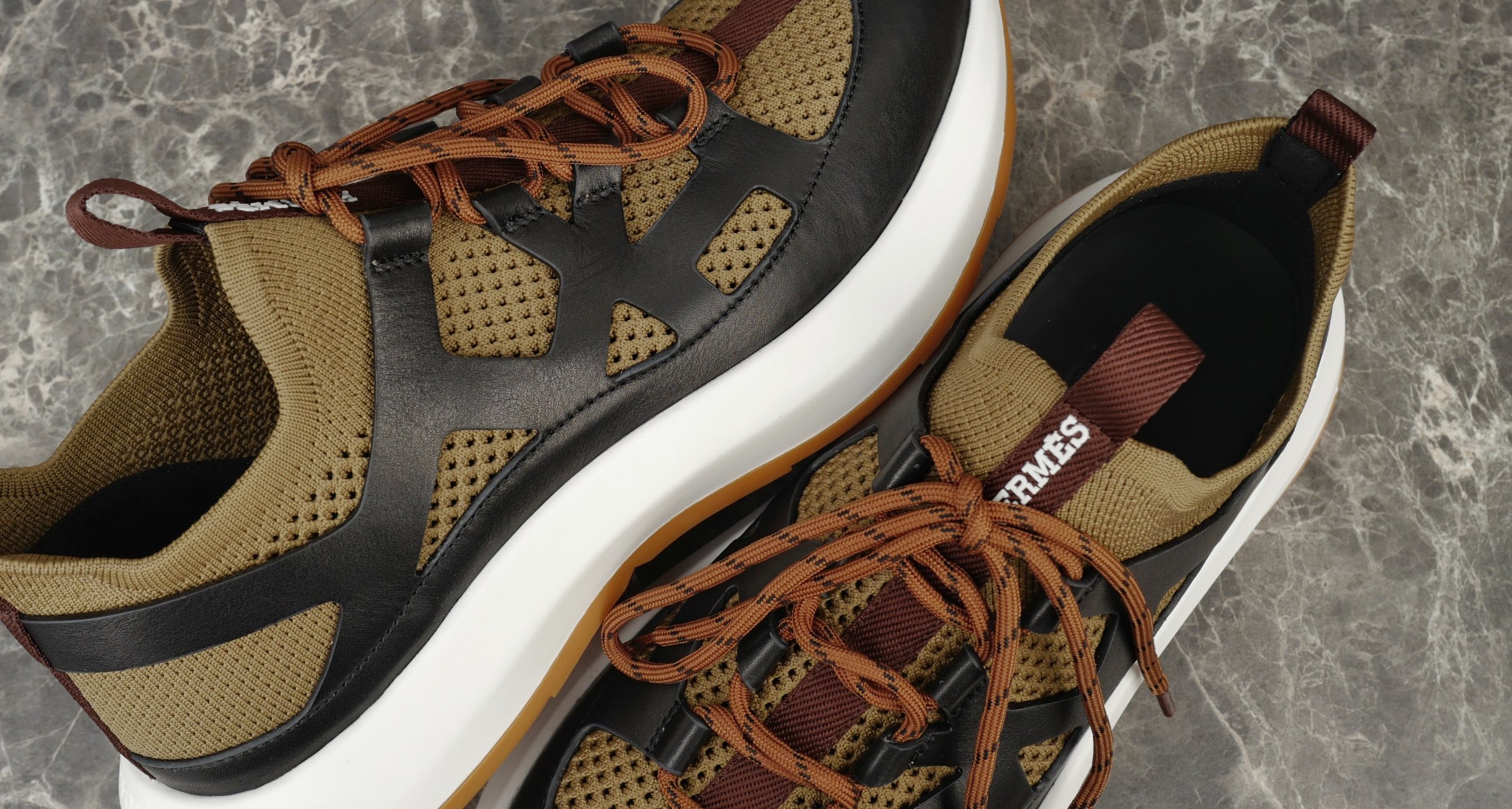 Hermes Knitted Calfskin Sneakers with Geometric Cut-Out Details, Model 622540 6 i1745237839930 8964 0 4
