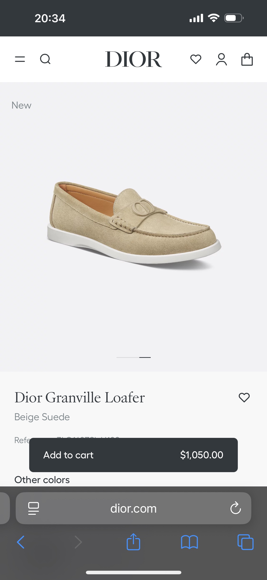 Dior Granville Loafer, Beige Suede Luxury Loafers with CD Icon Detail 5 i1745584947915 8165 0 3