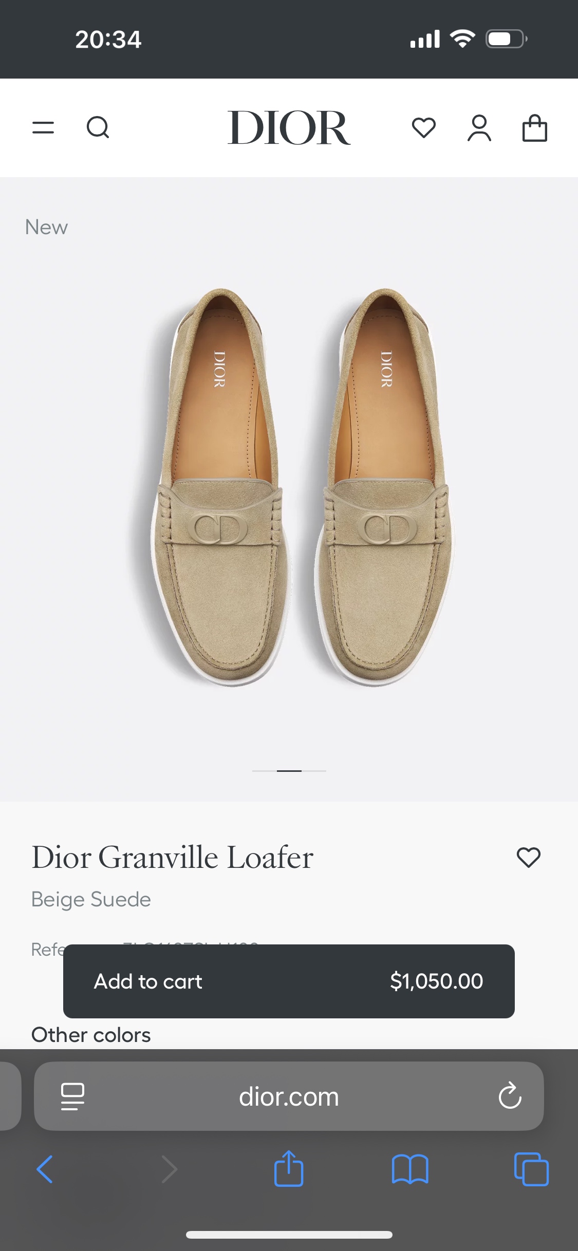 Dior Granville Loafer, Beige Suede Luxury Loafers with CD Icon Detail 3 i1745584947929 6173 0 1