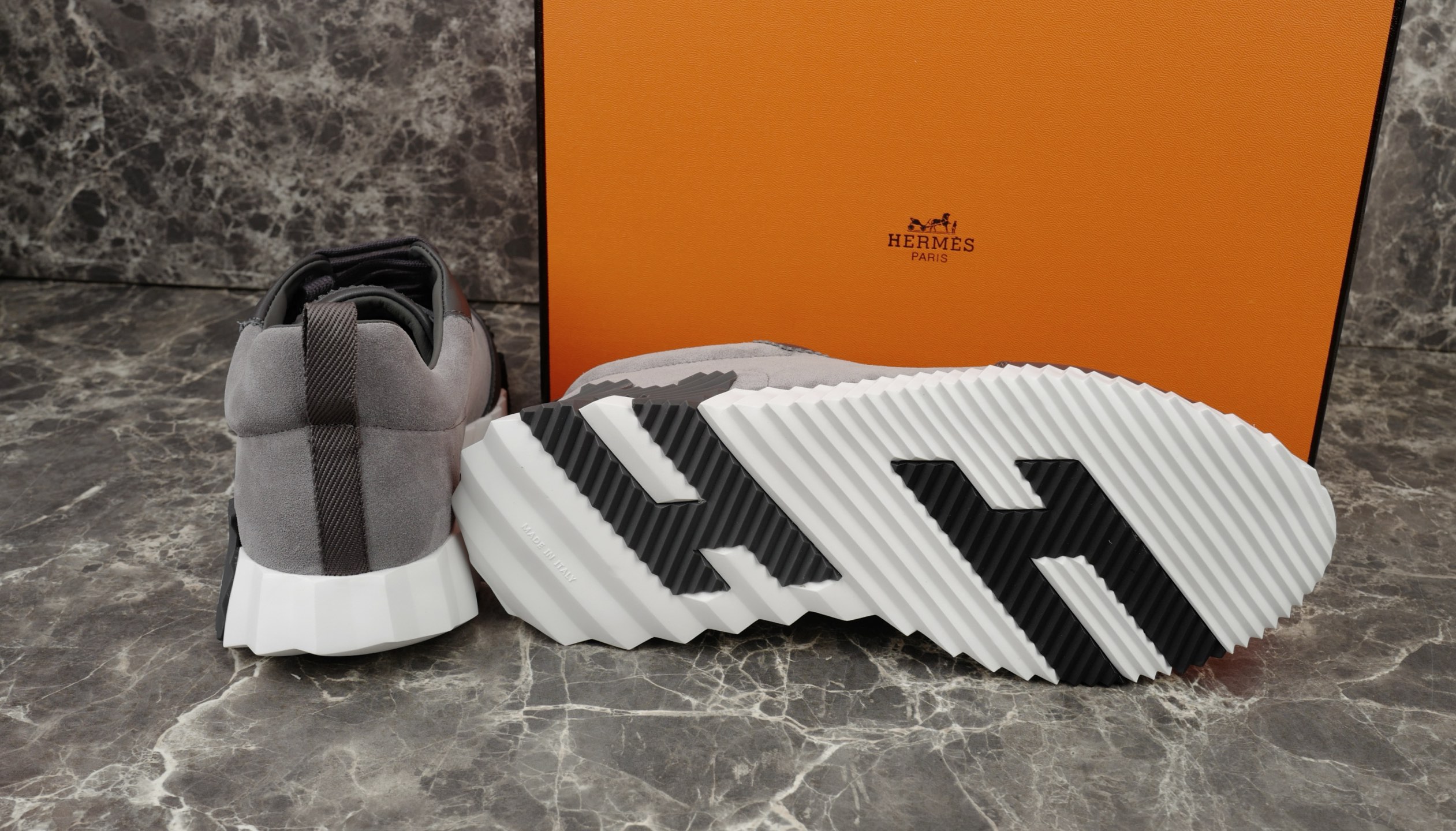 Hermès Bouncing Sneaker: Suede Calfskin Leather, Lightweight & Stylish 9 i1748842961281 4426 0 8