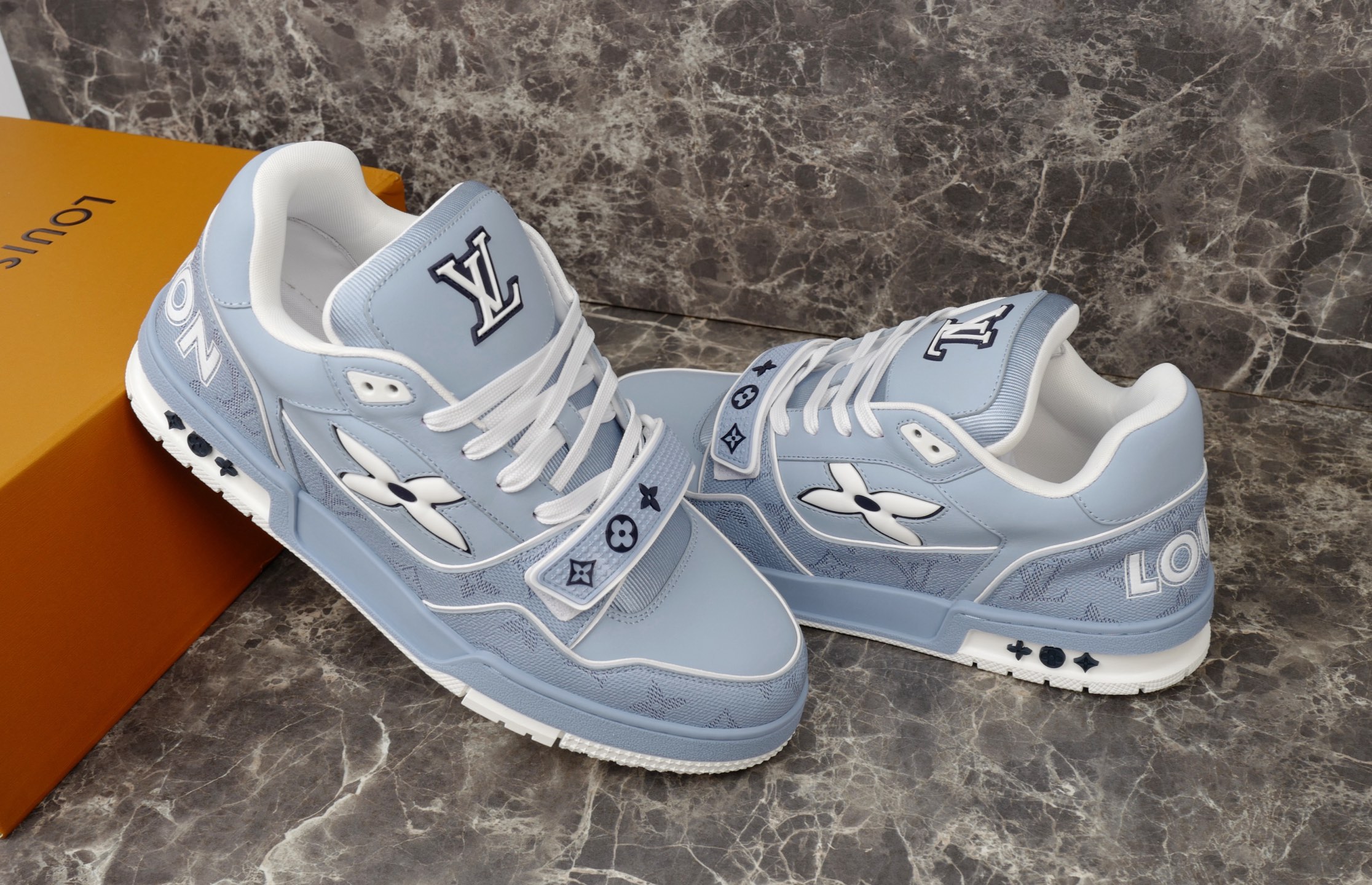 Louis Vuitton Trainer Sneaker: Embossed Monogram, Retro Basketball Style 8 i1749648598012 4604 0 7