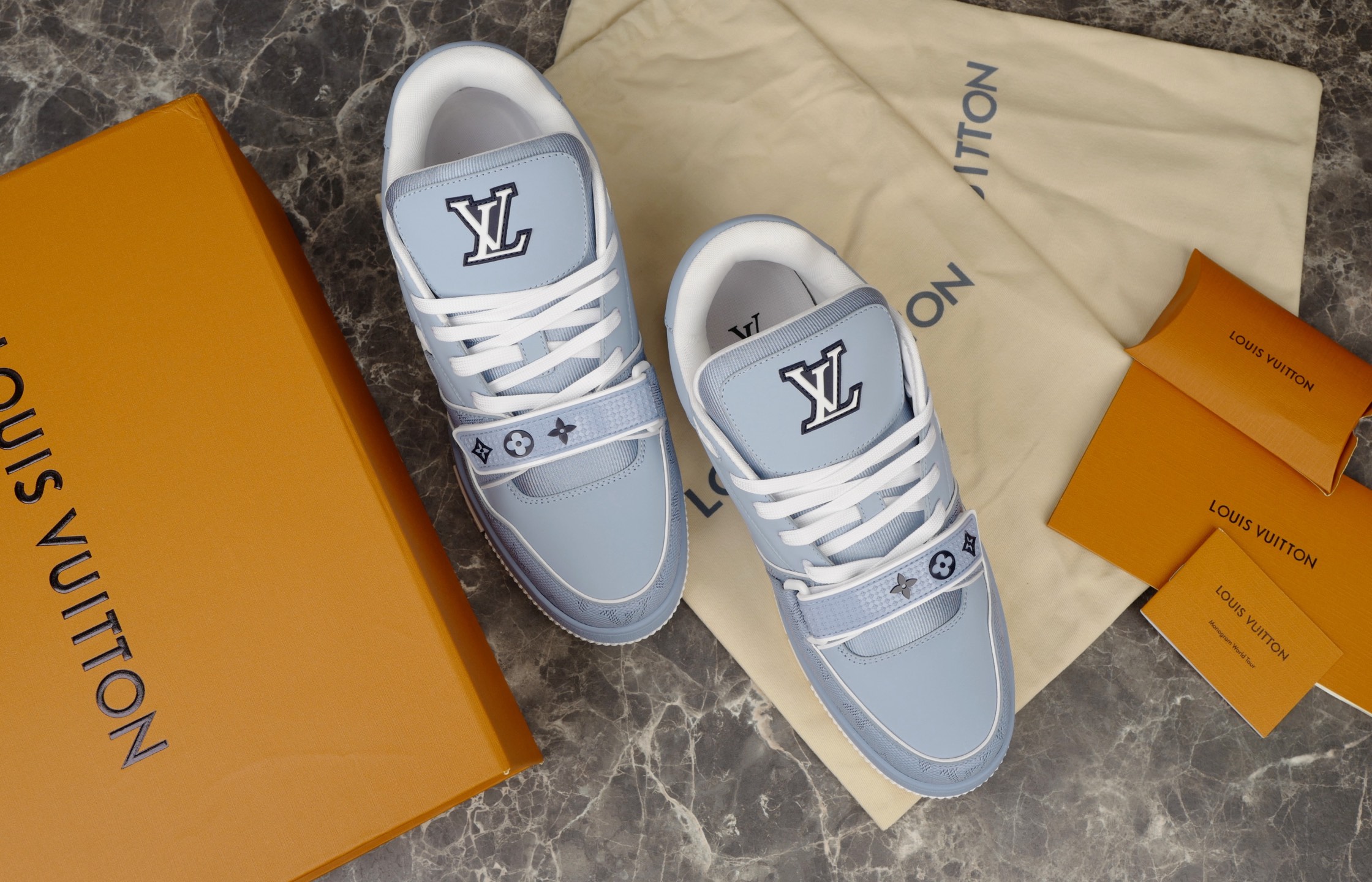 Louis Vuitton Trainer Sneaker: Embossed Monogram, Retro Basketball Style 3 i1749648598030 8757 0 2