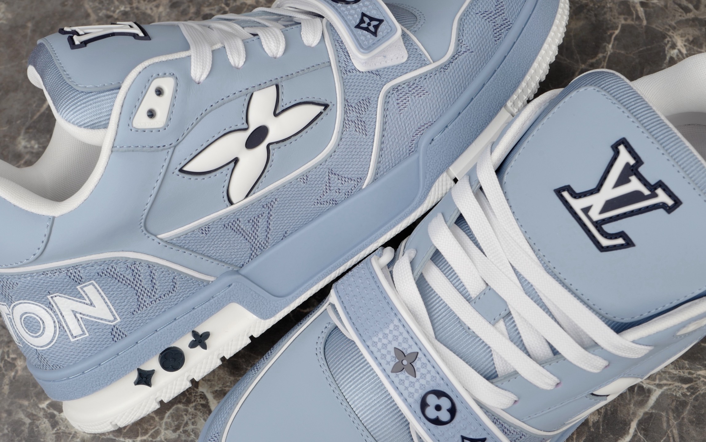 Louis Vuitton Trainer Sneaker: Embossed Monogram, Retro Basketball Style 5 i1749648602698 5812 0 4