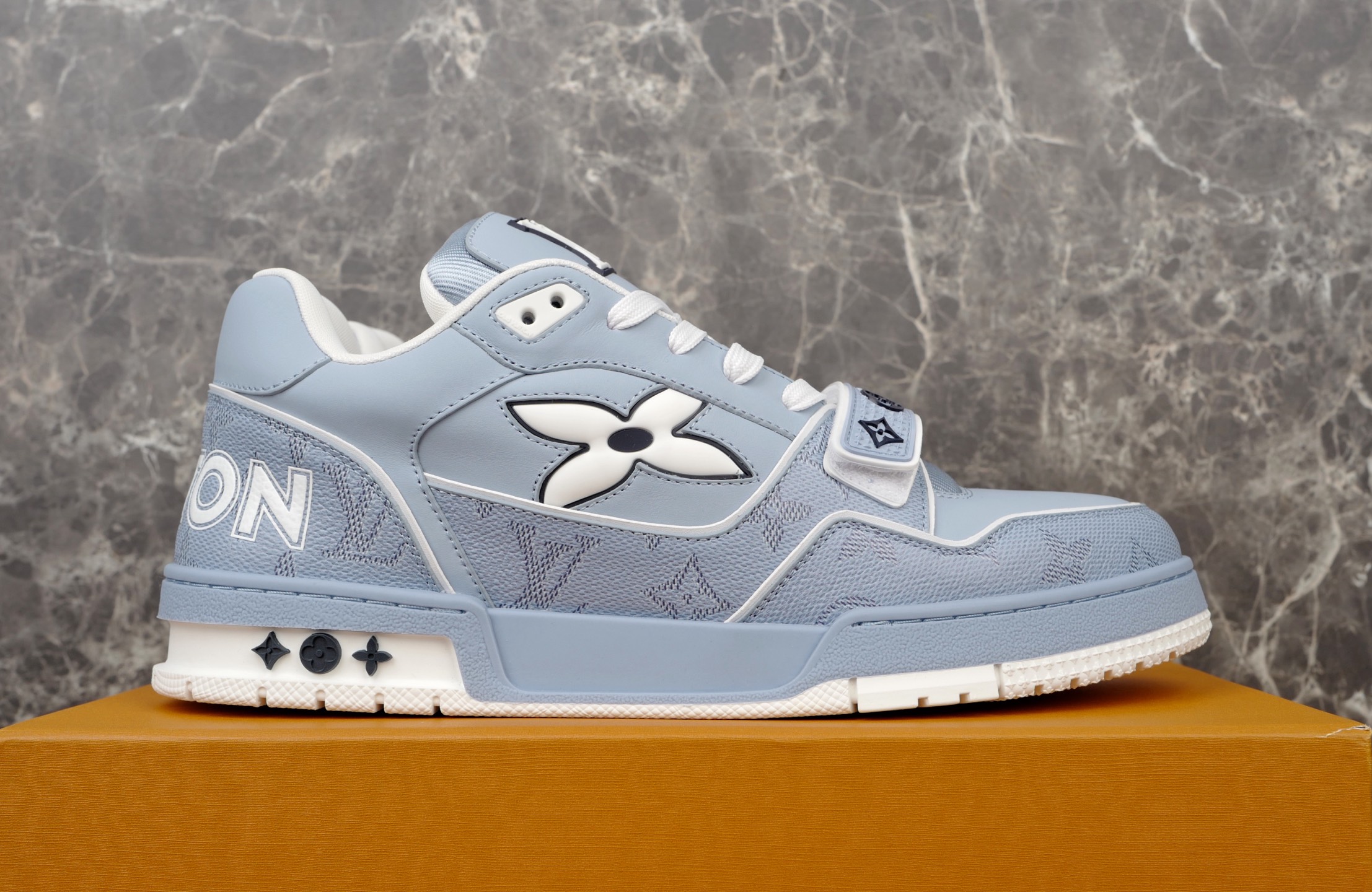 Louis Vuitton Trainer Sneaker: Embossed Monogram, Retro Basketball Style 4 i1749648602735 5959 0 3